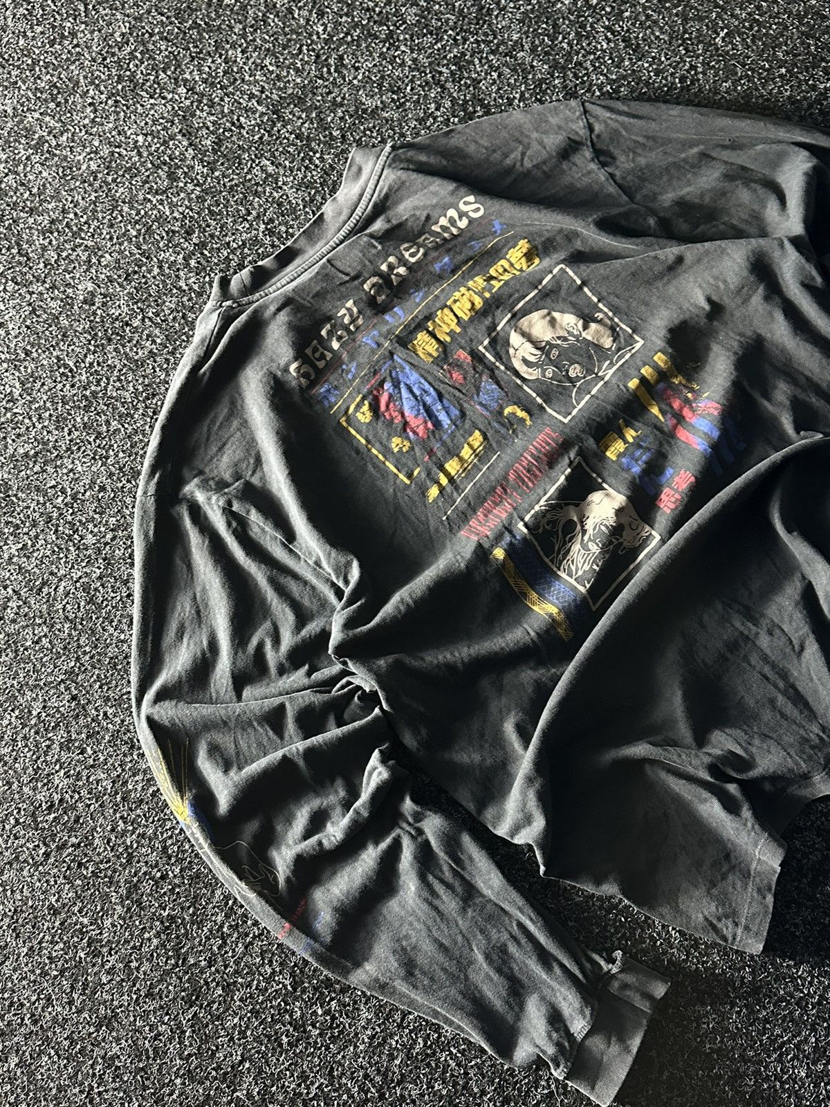 Edwin × Hysteric Glamour × Japanese Brand 🚨EDWIN PUNKS STYLE LONG SLEEVE JAPANESE RARE TRUE DISTRESSED Size US S / EU 44-46 / 1 - 2 Thumbnail