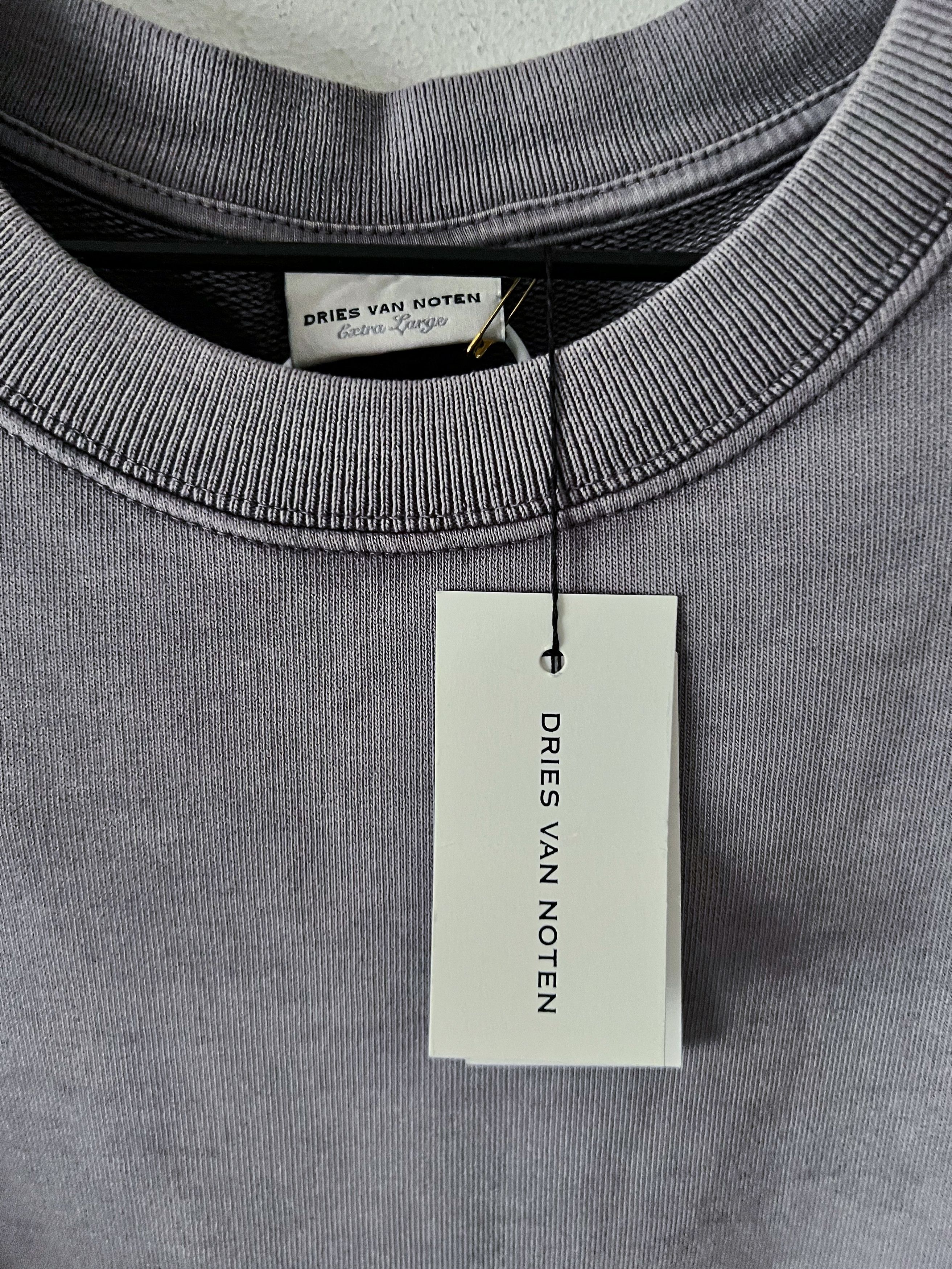 Dries Van Noten Dries Van Noten Sweatshirt Jersey Faded Size US XL / EU 56 / 4 - 7 Thumbnail