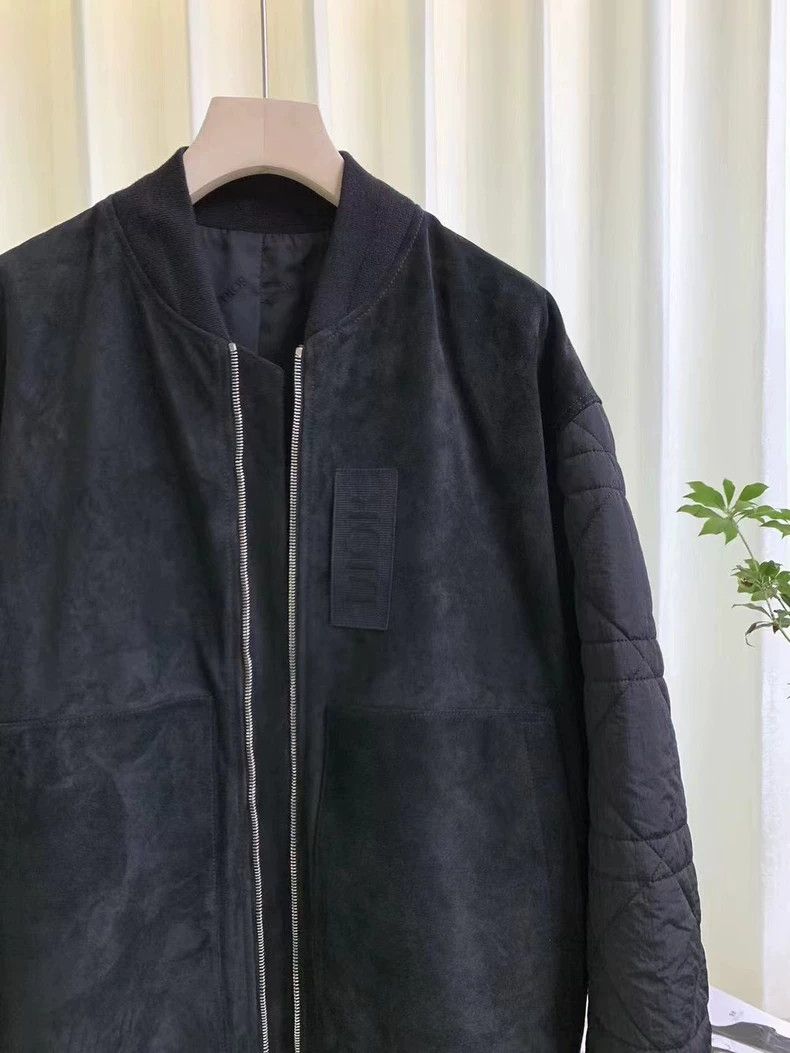 Dior Dior New Stitching Letter Logo Baseball Collar Suede Jacket Size US L / EU 52-54 / 3 - 2 Thumbnail