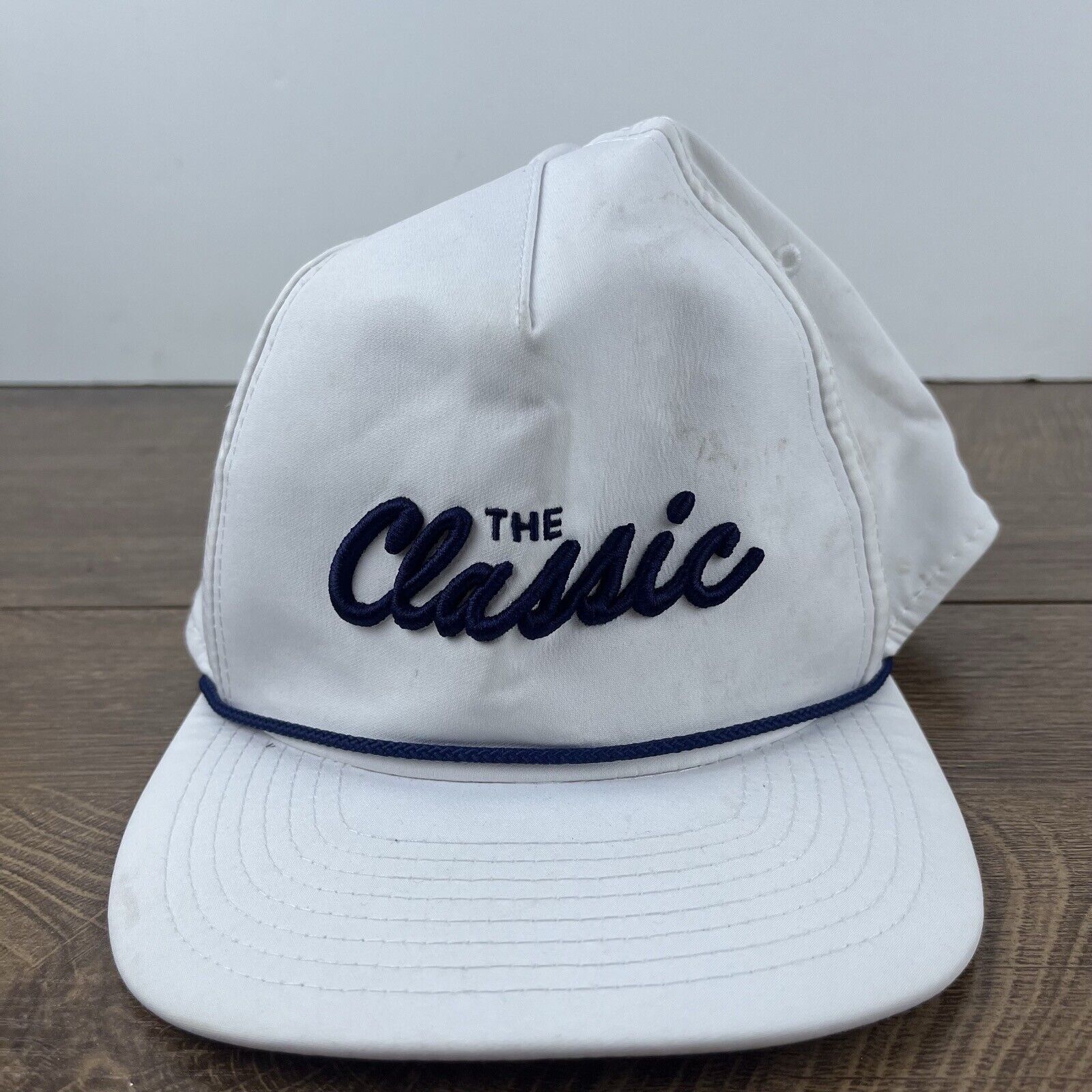 Other The Classic Hat Classic Snapback Hat White Adjustable Hat Ad Size ONE SIZE - 5 Thumbnail