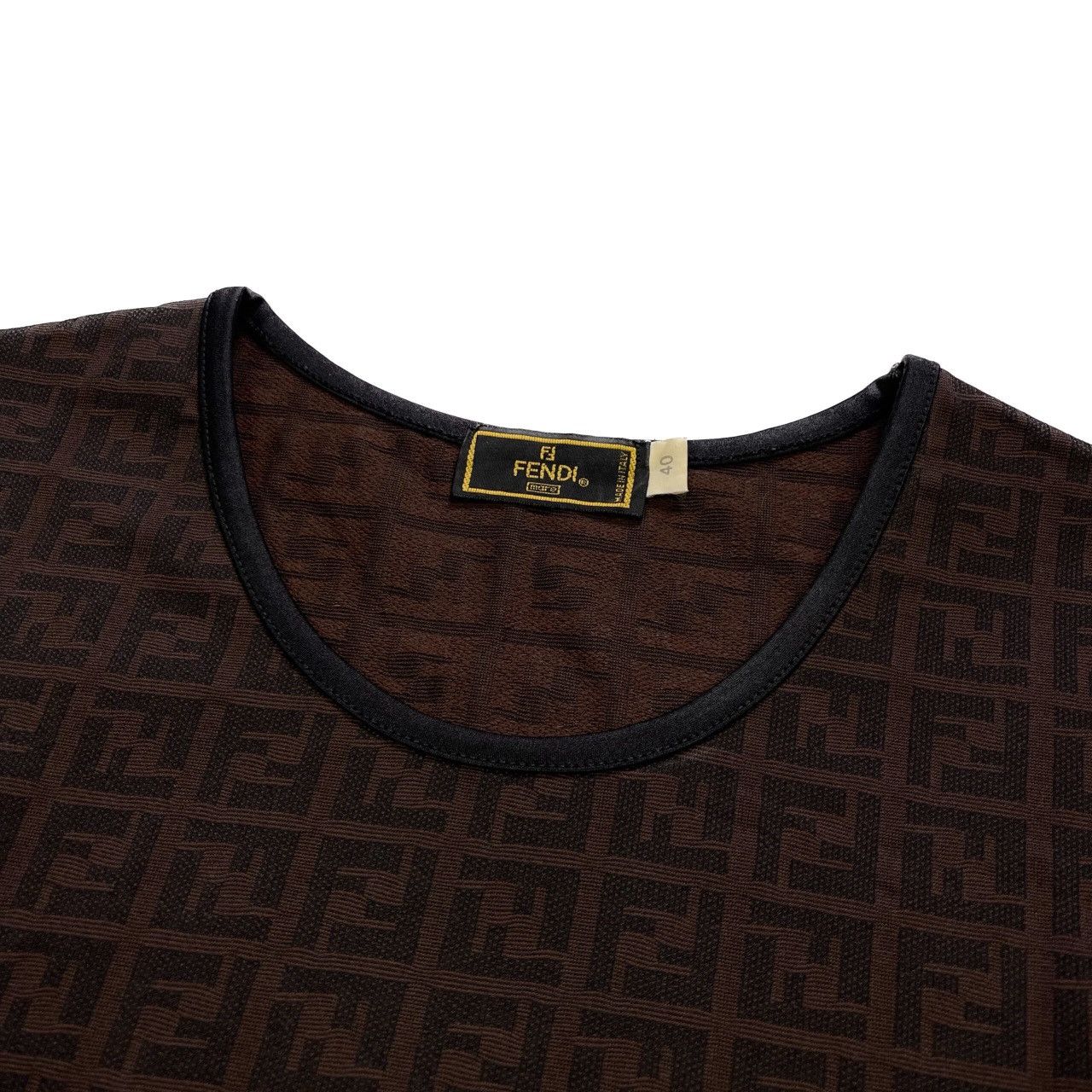 Fendi Fendi Monogram T-Shirt Size S / US 4 / IT 40 - 3 Thumbnail