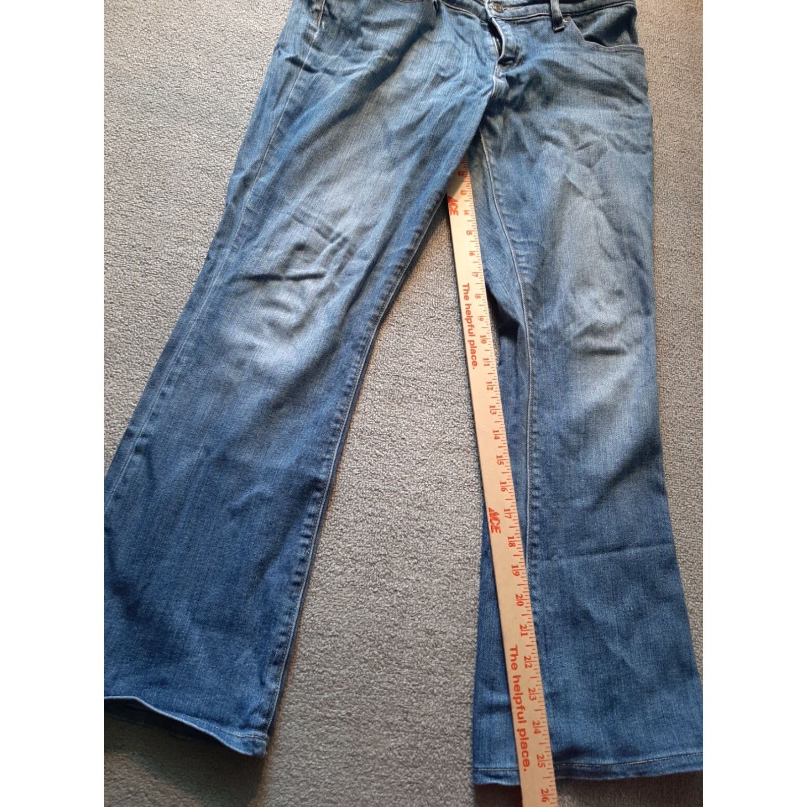 Gap Gap Womens Jeans blue Size 6 Boot Cut Inseam 32 in Waist 32 in Regular Skinny Premium Bootcut 27 in Blue Ladies Mens Womens Size 28" / US 6 / IT 42 - 4 Thumbnail