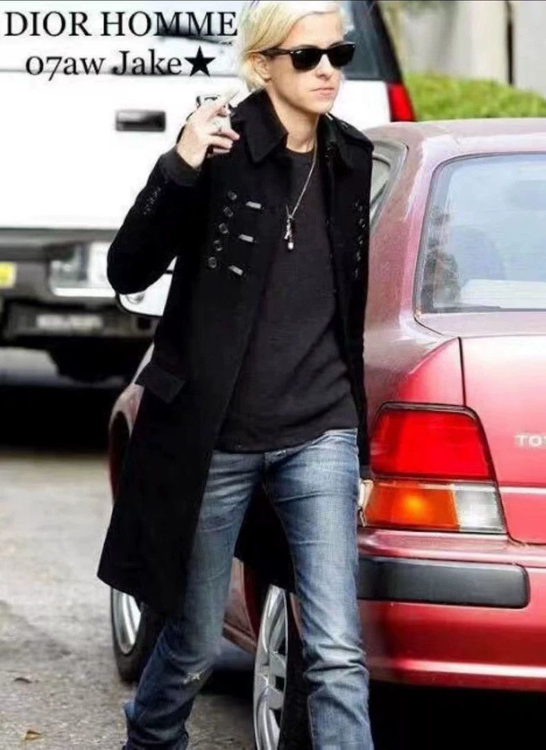 Dior Dior Fall/Winter 06 Double Breasted Belted Wool Coat 2503-N Size US L / EU 52-54 / 3 - 9 Thumbnail