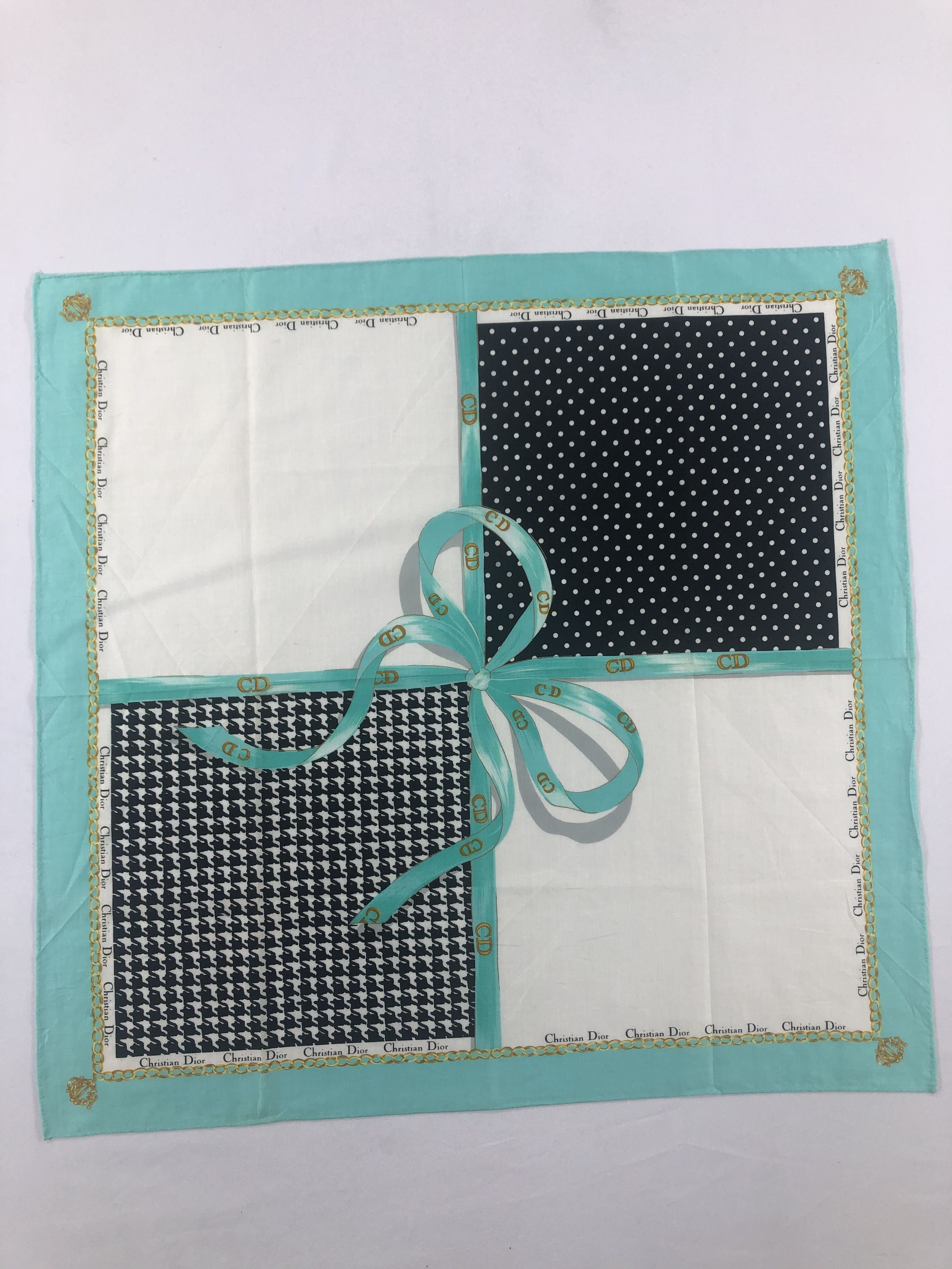 Vintage Christian Dior Handkerchief / Bandana / Neckerchief Size ONE SIZE - 3 Thumbnail