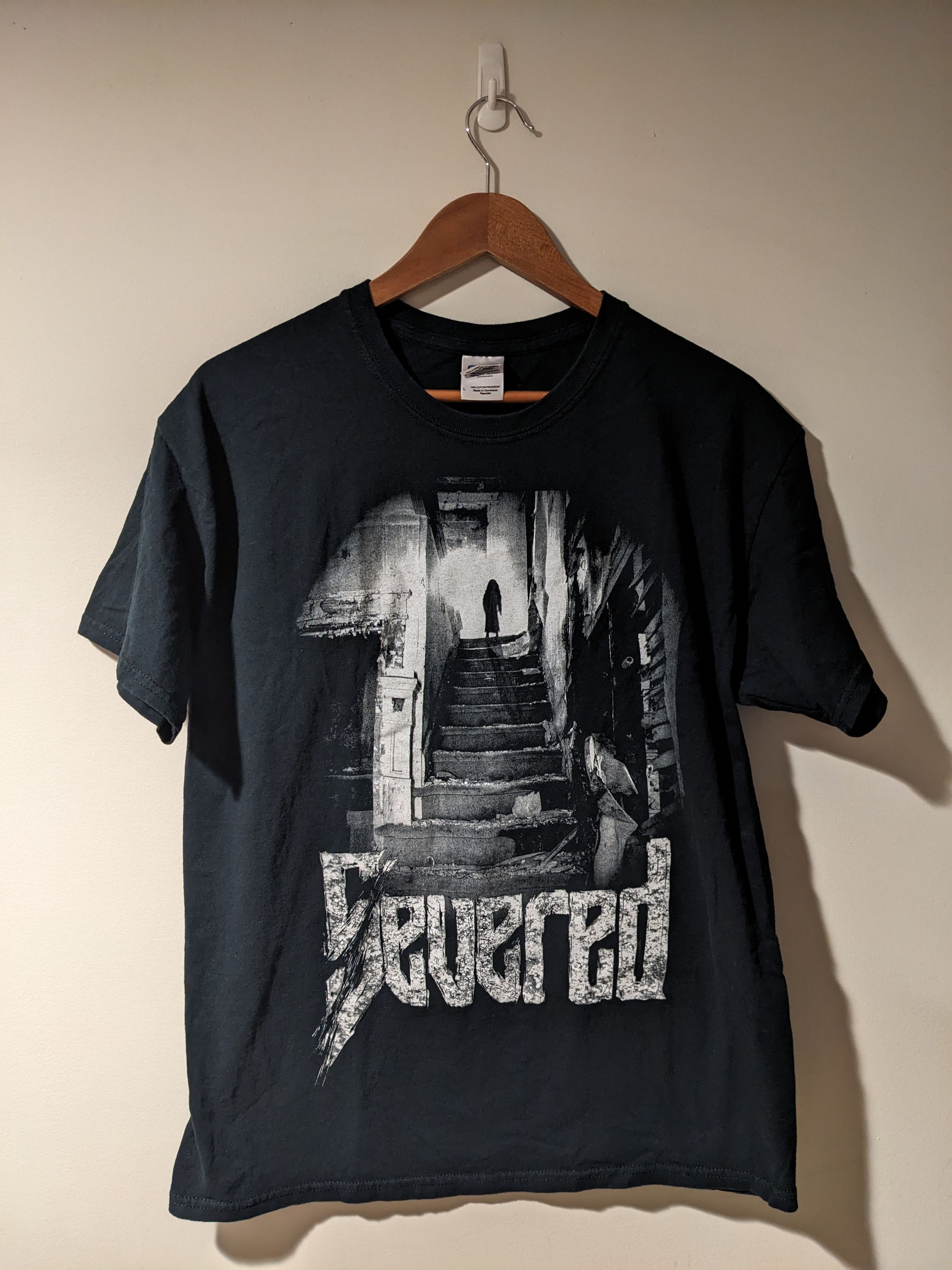 Band Tees × Vintage Vintage Severed Band Tour Music Black Large T-Shirt Size US L / EU 52-54 / 3 - 1 Thumbnail