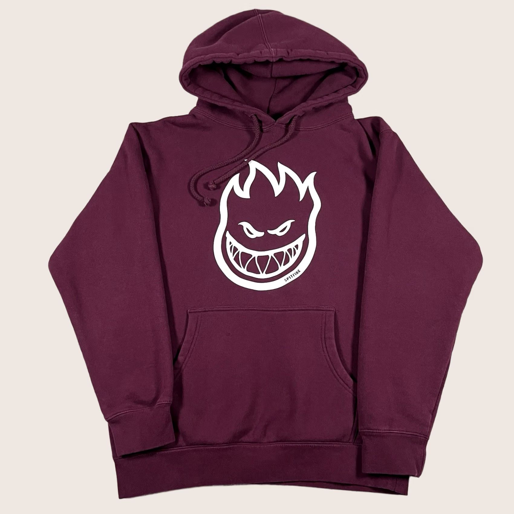 Spitfire Spitfire Hoodie Mens Small Maroon Sweatshirt Skateboards Y2K VTG Flame Graphic Sweatshirt Hoodie Size US S / EU 44-46 / 1 - 1 Thumbnail