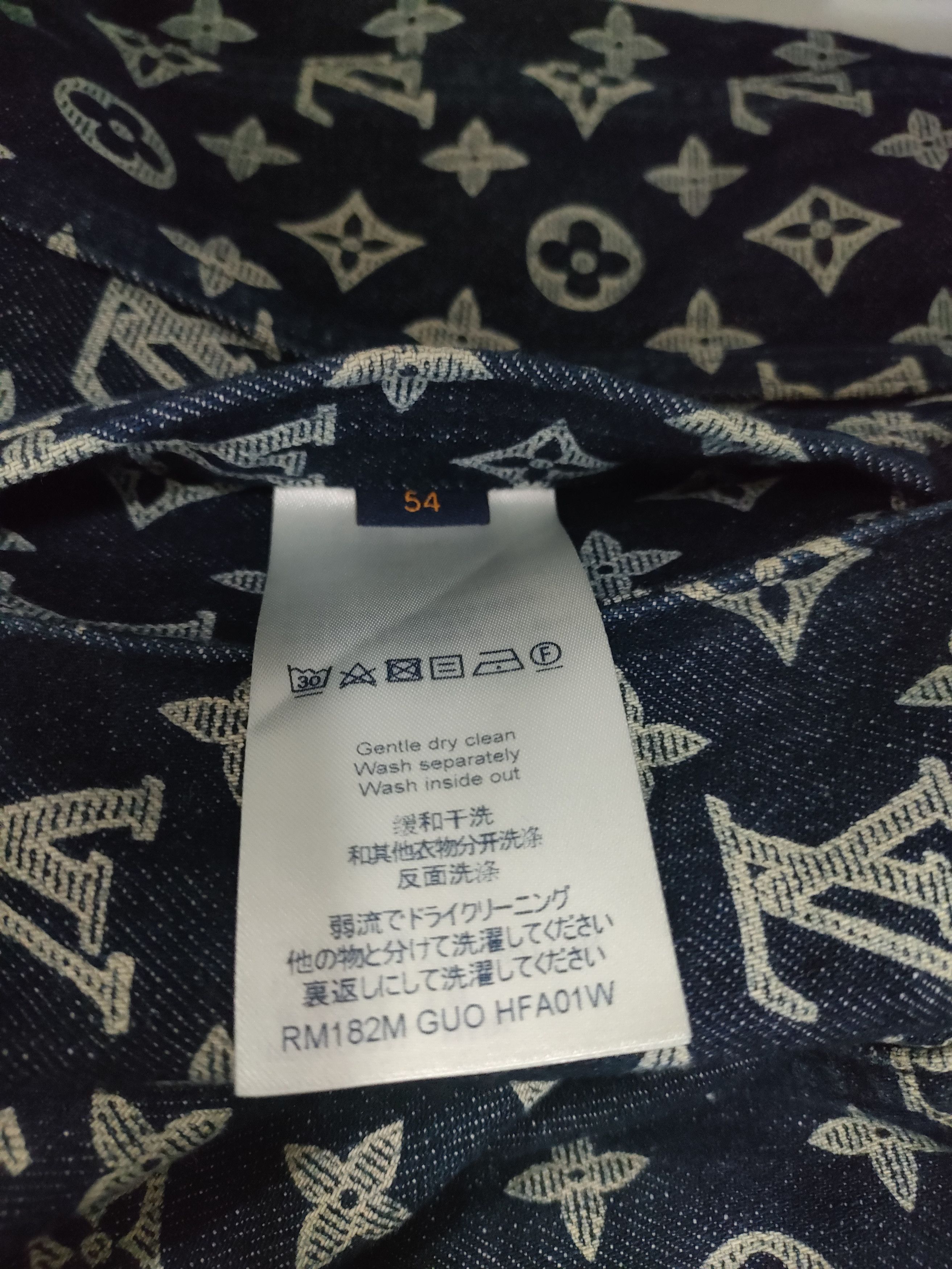 Louis Vuitton Louis Vuitton Old Flower Printed Denim Jacket Size US L / EU 52-54 / 3 - 11 Thumbnail