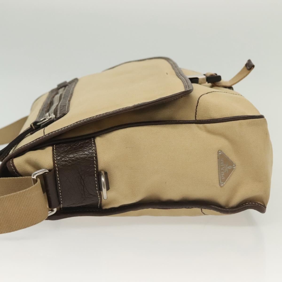 Prada PRADA Shoulder Bag Canvas Beige Silver Size ONE SIZE - 5 Thumbnail