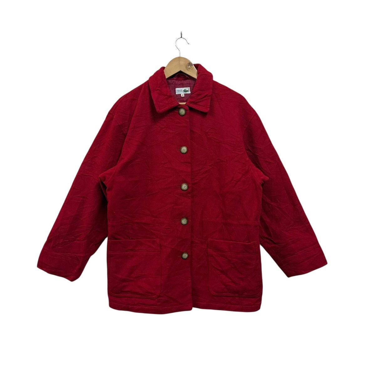 Lacoste Vintage Lacoste Button Jacket Size US L / EU 52-54 / 3 - 1 Thumbnail