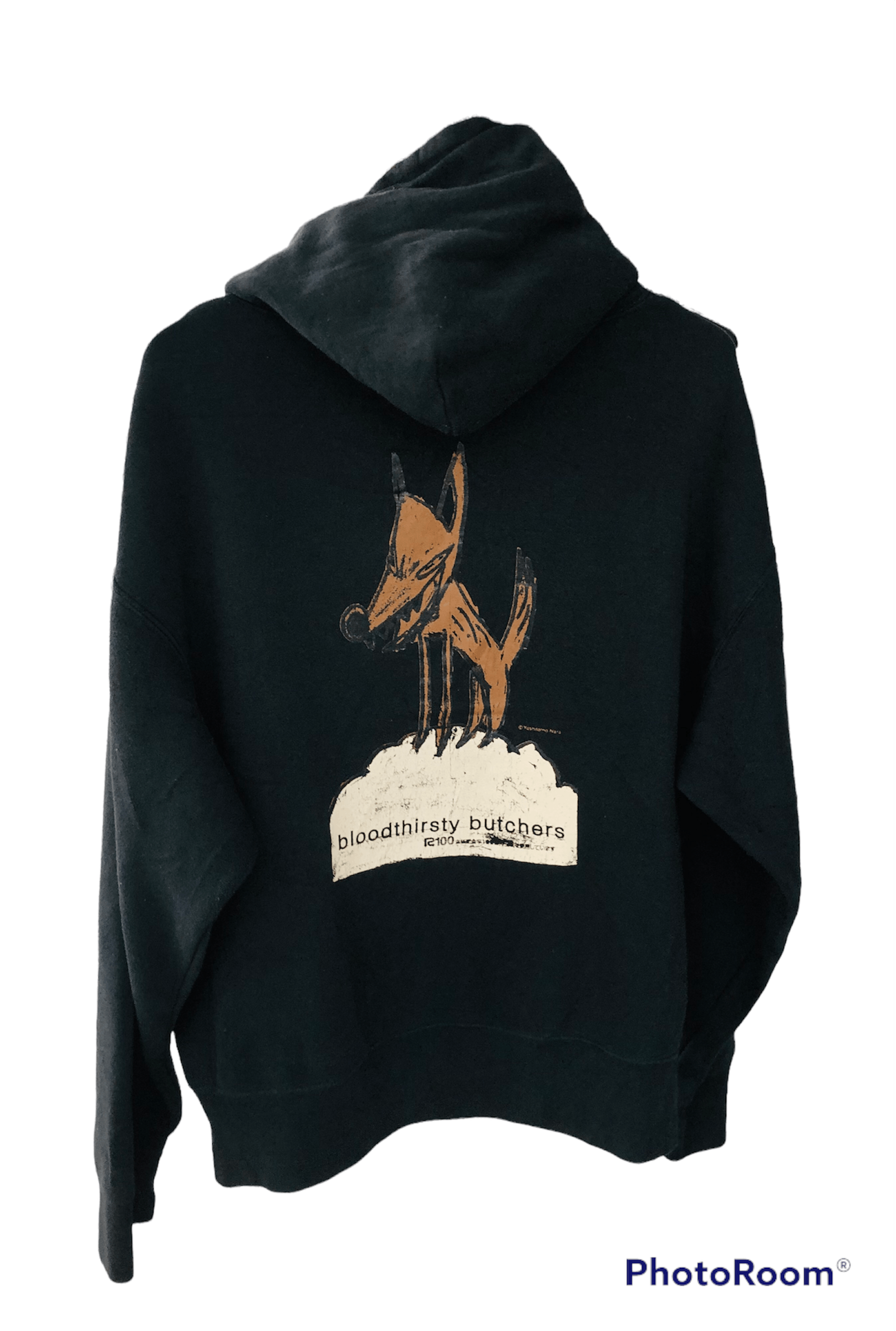 Vintage Vintage Yoshitomo Nara Bloodthirsty Butchers Hoodie Sweater Size US L / EU 52-54 / 3 - 1 Thumbnail