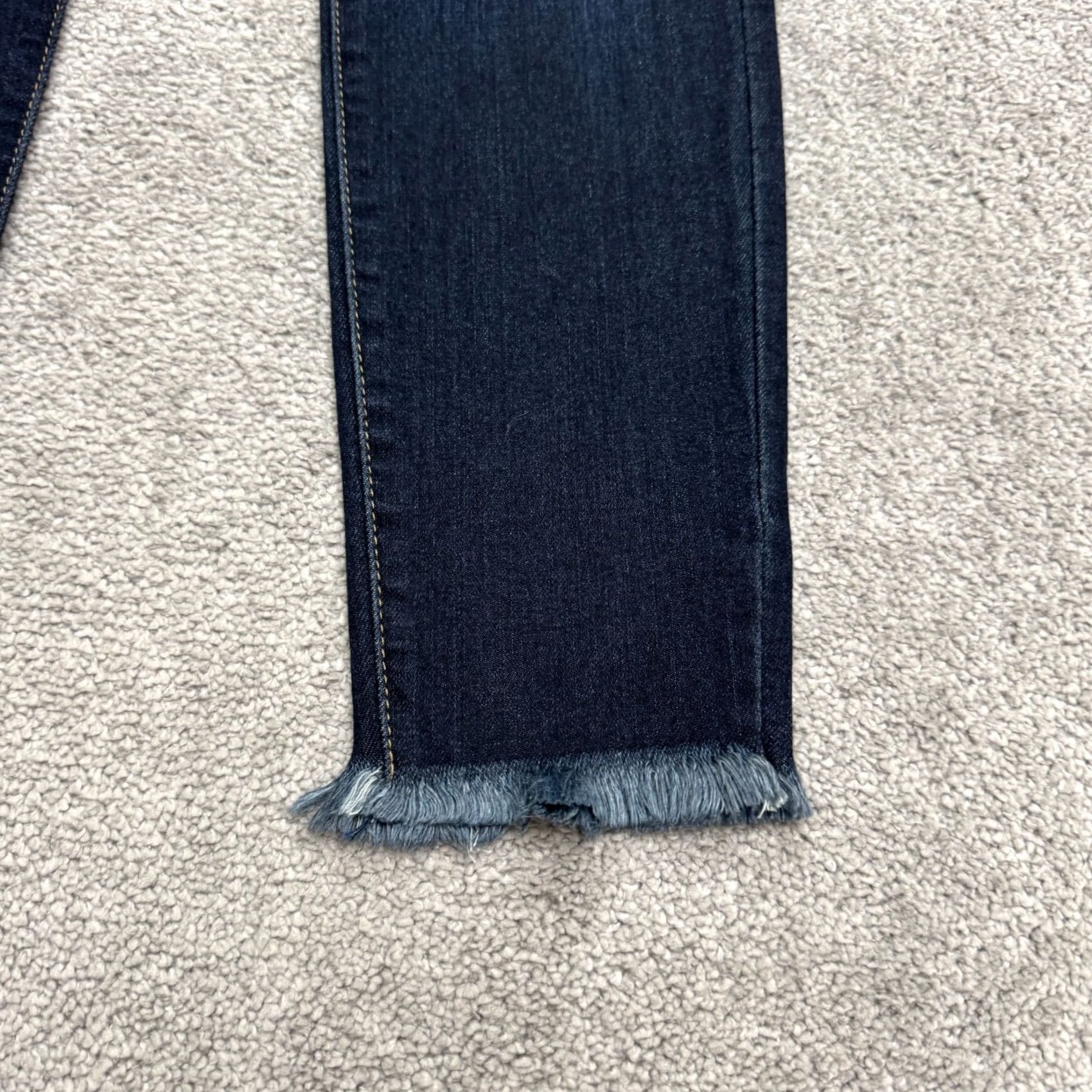Denime JUST BLACK Jeans Women 27 Blue Dark Wash Mid Rise Skinny Denim 5-Pocket Jeans Size 27" / US 4 / IT 40 - 6 Thumbnail