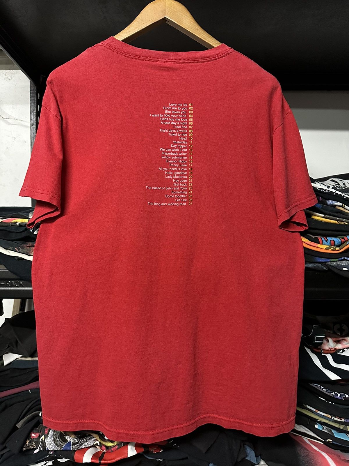 Band Tees × Vintage Vintage The Beatles No 1 Faded Tee Size US L / EU 52-54 / 3 - 7 Thumbnail