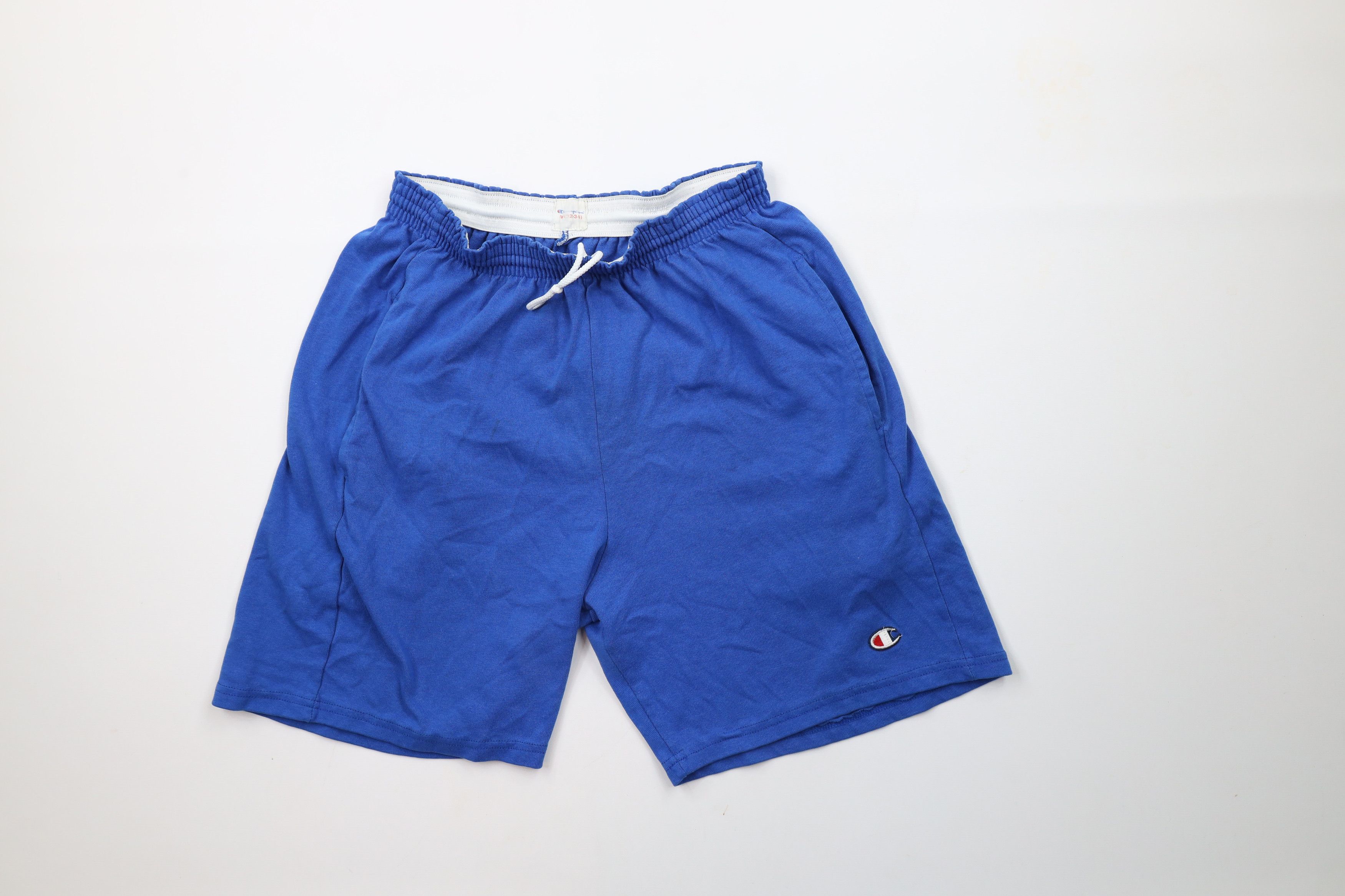 Champion × Vintage Vintage 90s Champion Logo Above Knee Heavyweight Shorts Size US 32 / EU 48 - 1 Thumbnail
