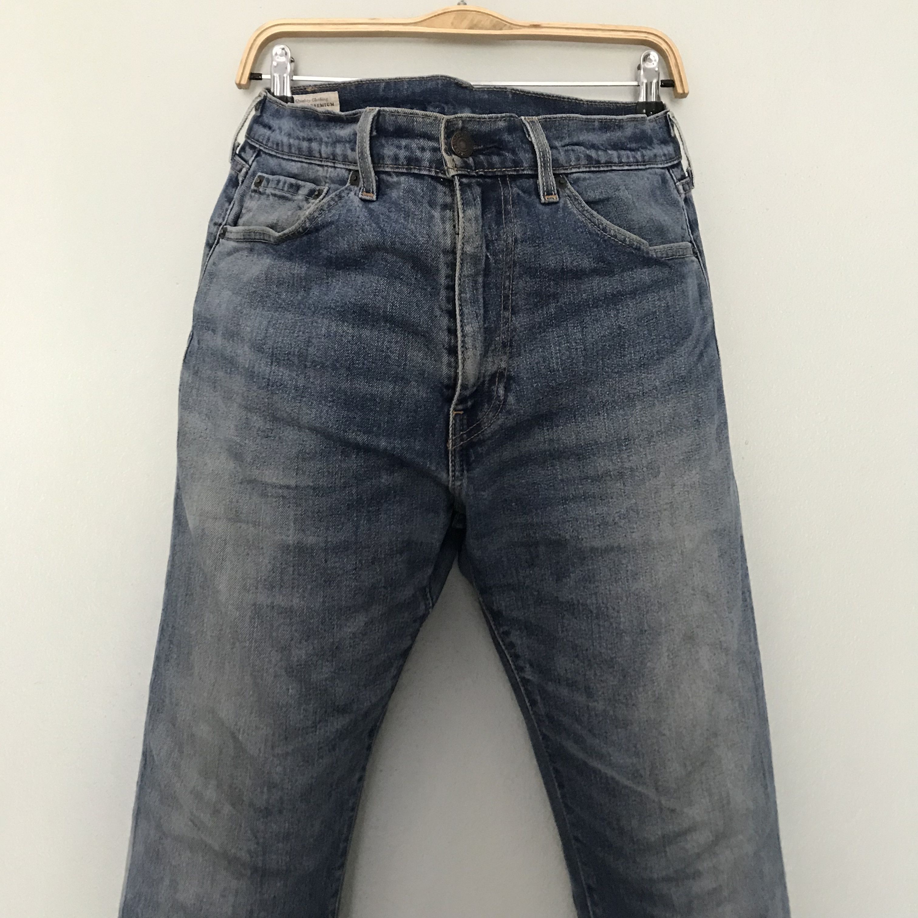 Levi's Vintage Y2K Levi’s 505 Bootcut Straight Leg Faded Jeans Size 33" - 3 Thumbnail