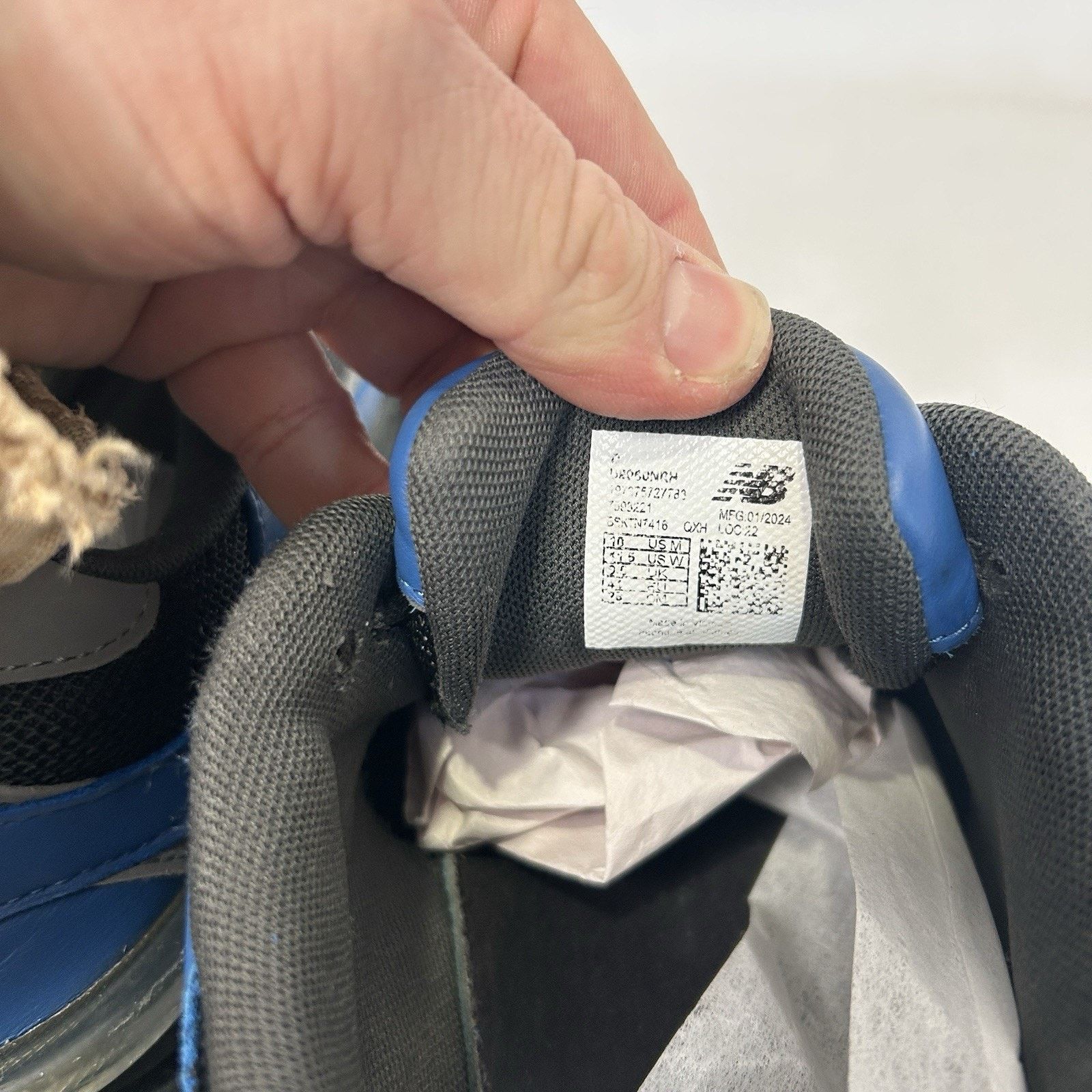 New Balance New Balance 9060 “Blue Agate” U9060NRH Men's 10D Worn Size US 10 / EU 43 - 10 Thumbnail