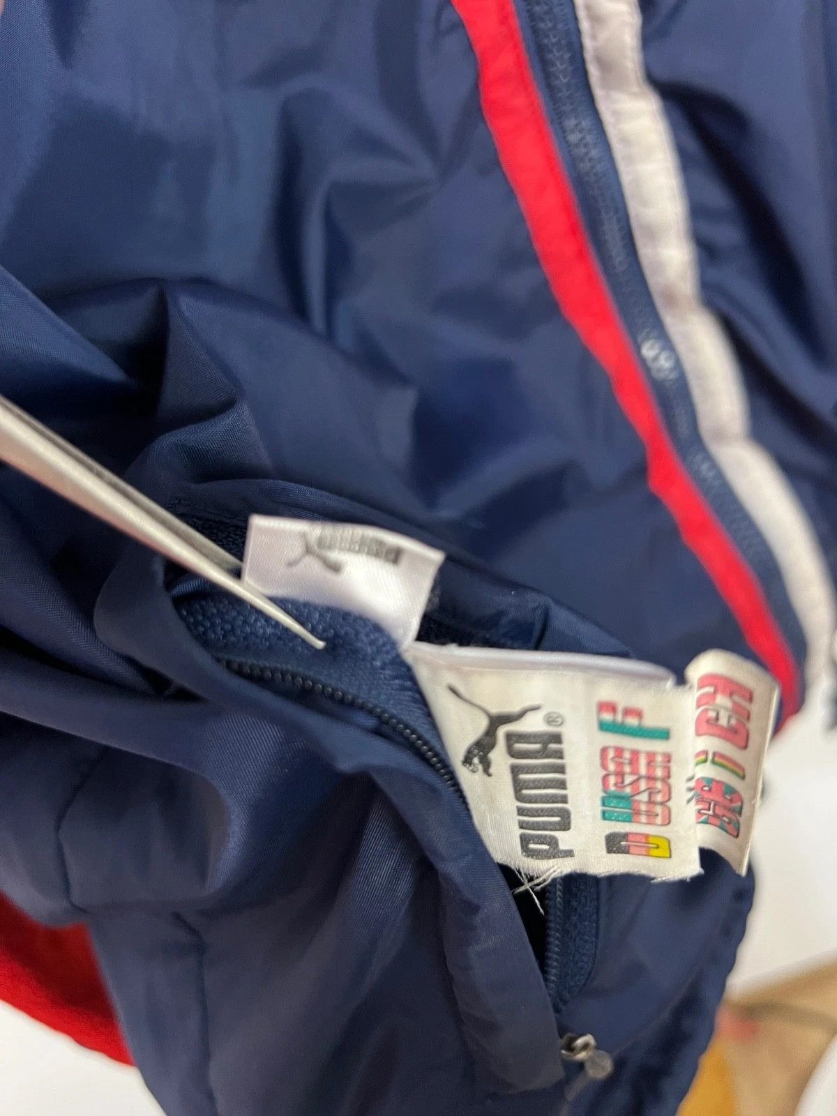 Puma Vintage 90's Puma Barcelona Polar Jacket Two Sided Rare Size US XL / EU 56 / 4 - 8 Thumbnail