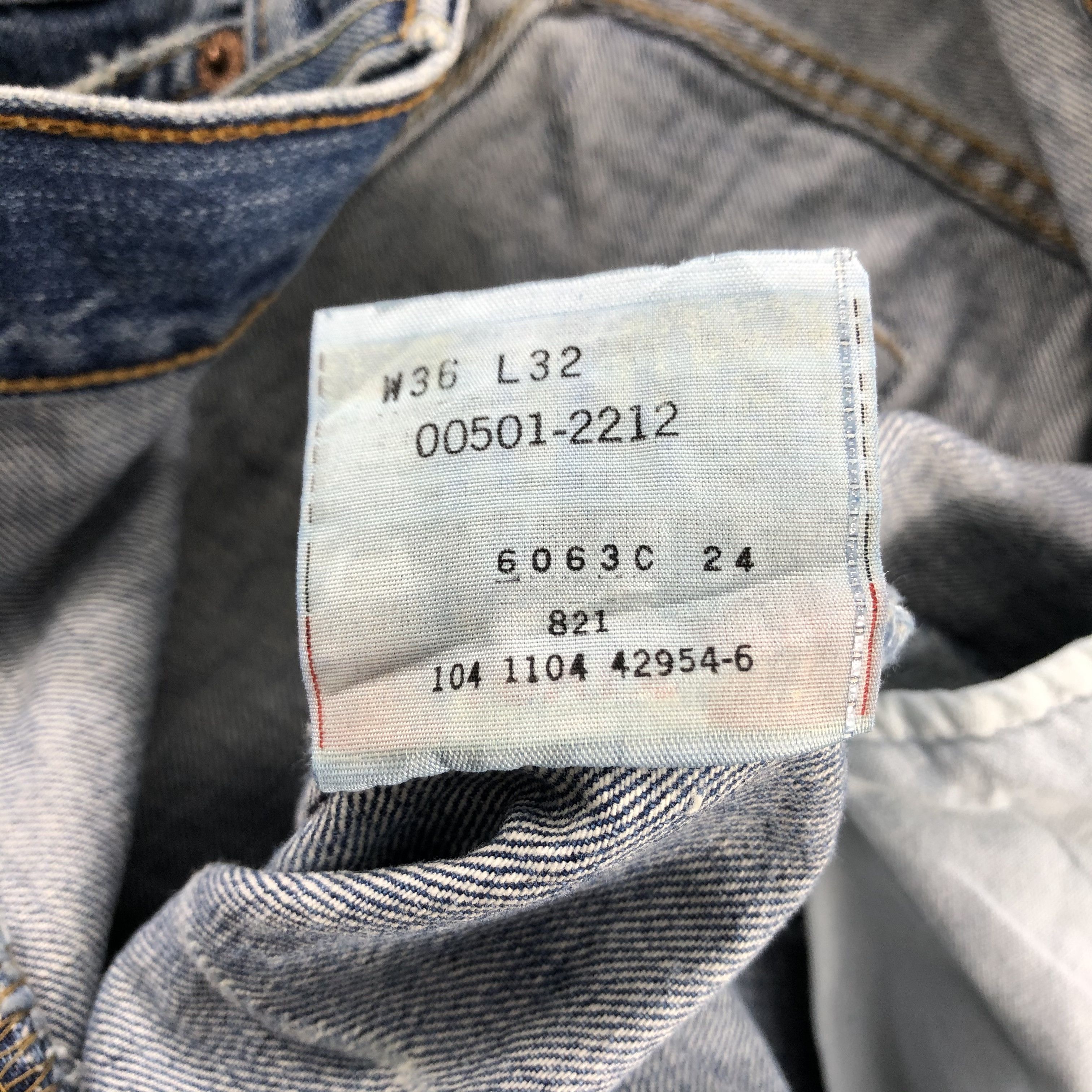Levi's 90s Vintage Levis 501 Jeans-JM1883 Size US 37 - 10 Thumbnail