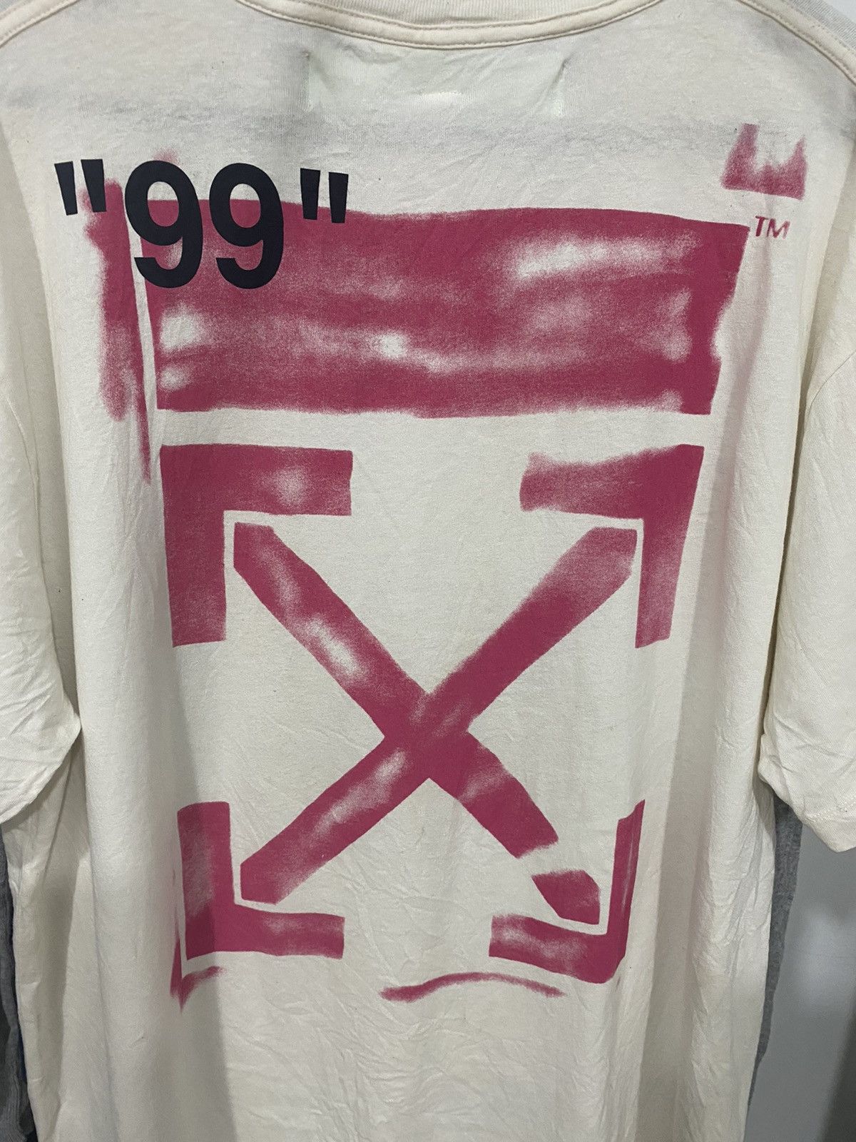 Off-White Off White "IMPRESSIONISM" Stencil Tee Big Embroided Size US S / EU 44-46 / 1 - 2 Thumbnail