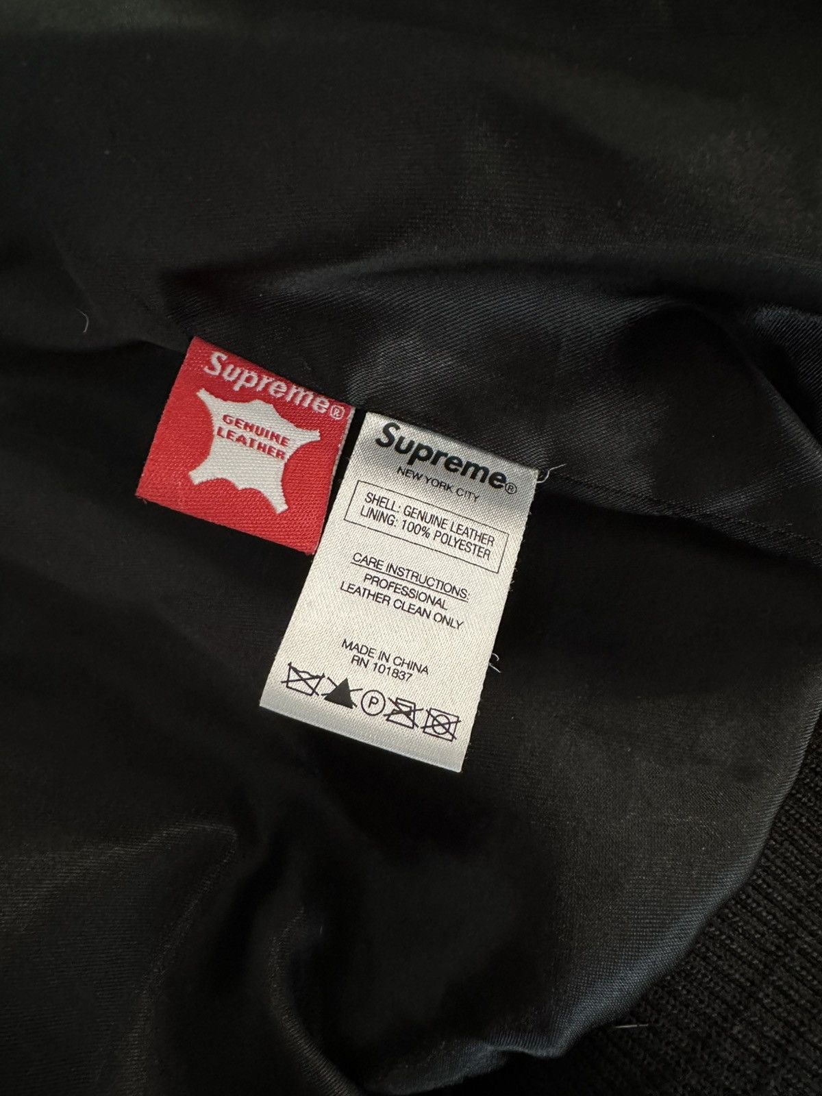 Supreme Supreme Suede Varsity Jacket Size US L / EU 52-54 / 3 - 6 Thumbnail