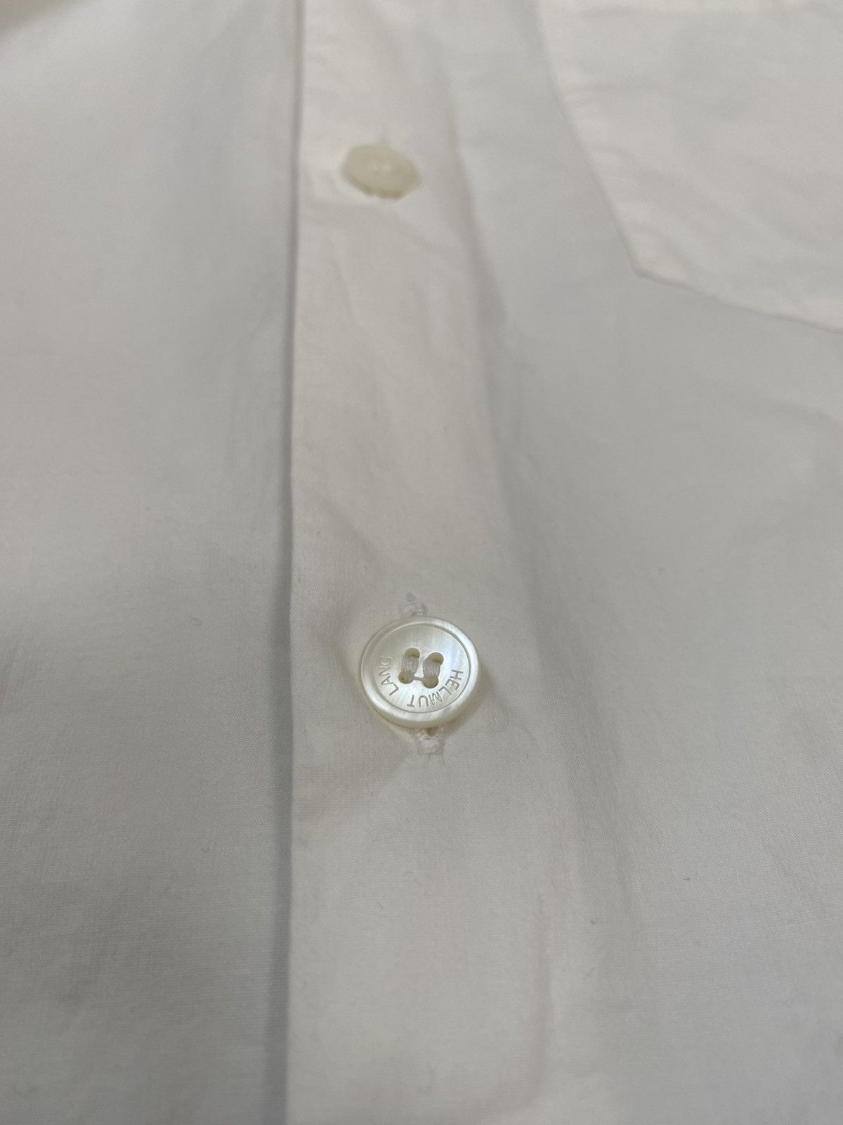 Helmut Lang Helmut Lang Classic White Button-Up Shirt Size US M / EU 48-50 / 2 - 3 Thumbnail