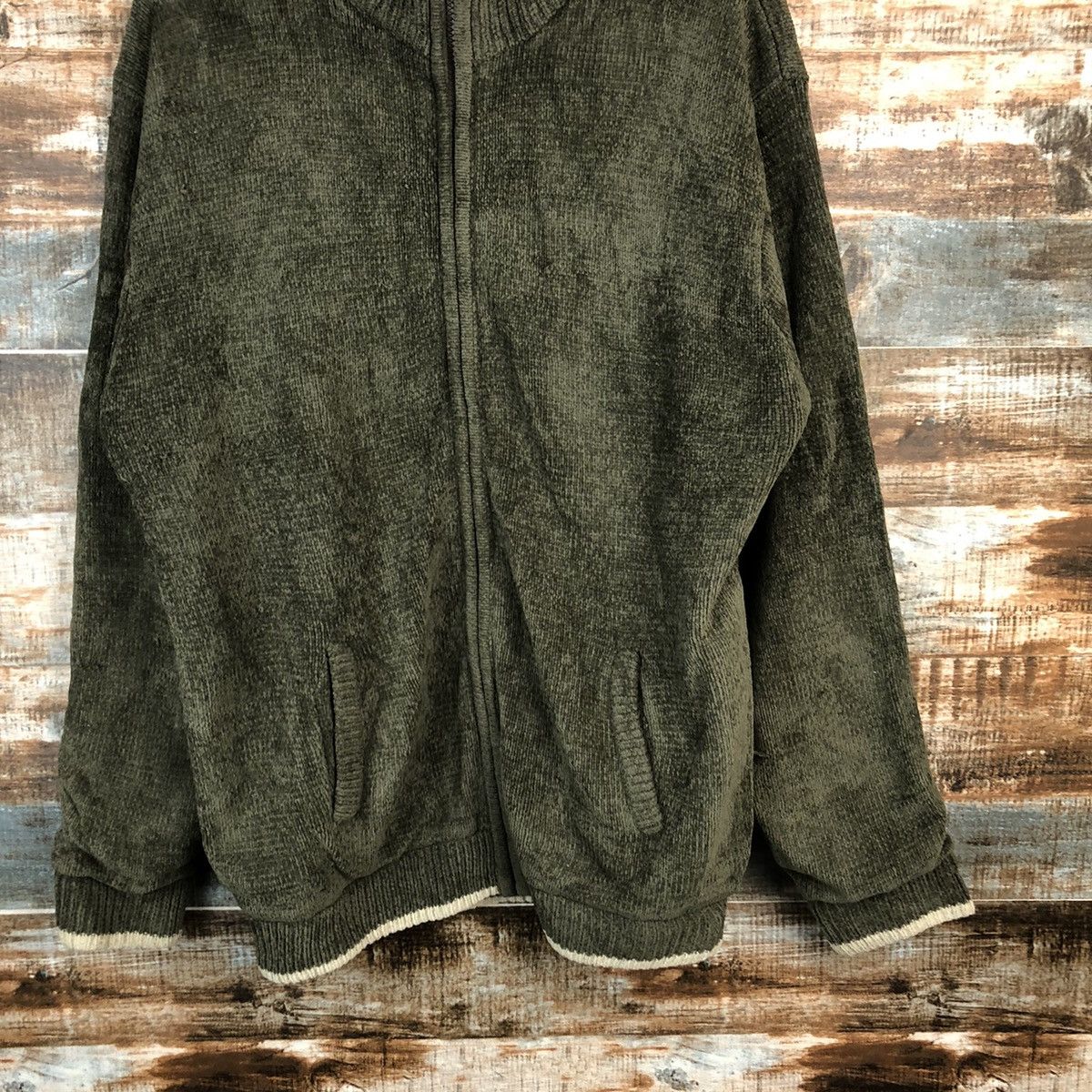 Beverly Hills Polo Club × Vintage Beverly Hills Polo Club Dark Green Sweather #A1594 Size US L / EU 52-54 / 3 - 6 Thumbnail