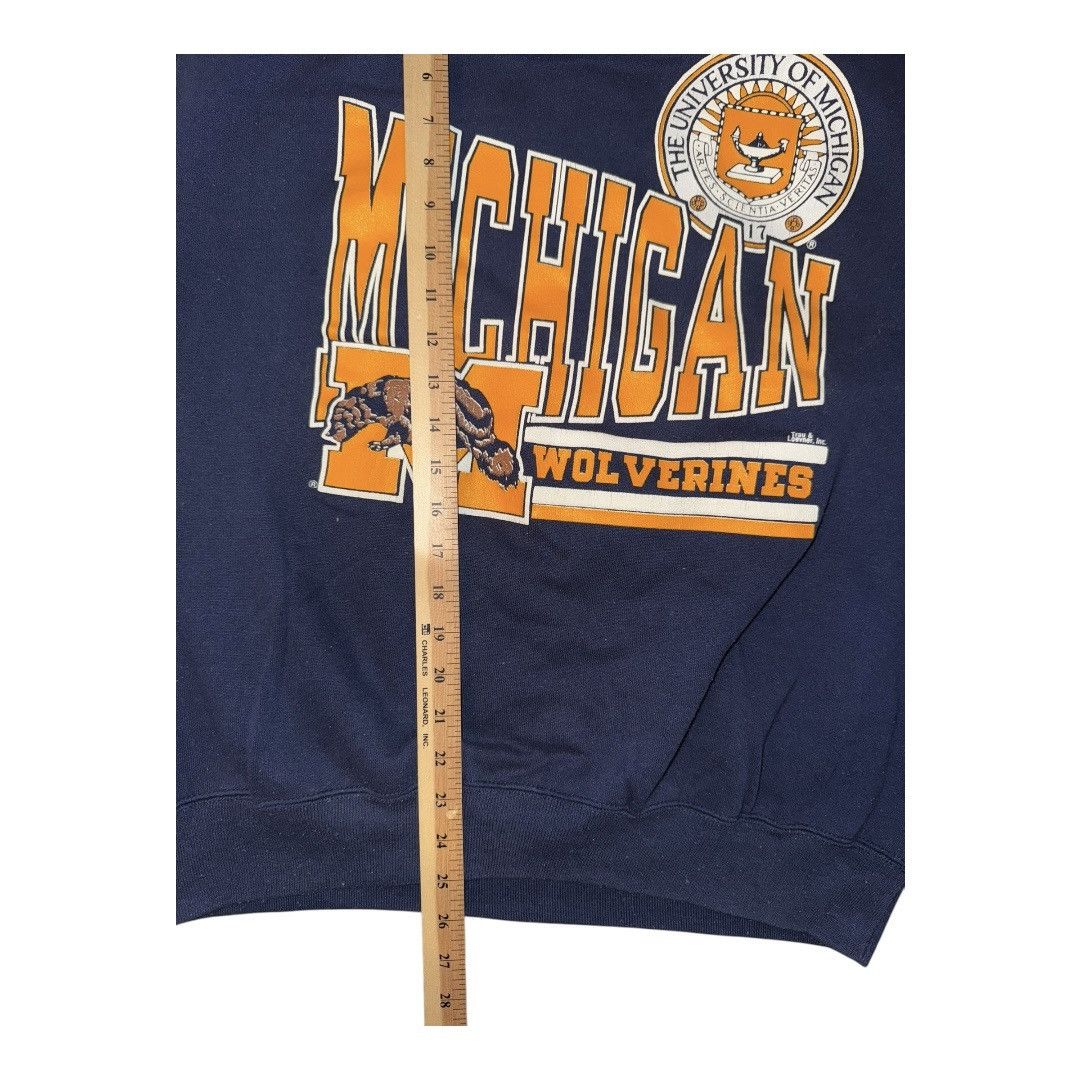 Gildan Vintage 90s MADE IN USA University of Michigan Wolverines Size US XL / EU 56 / 4 - 3 Thumbnail