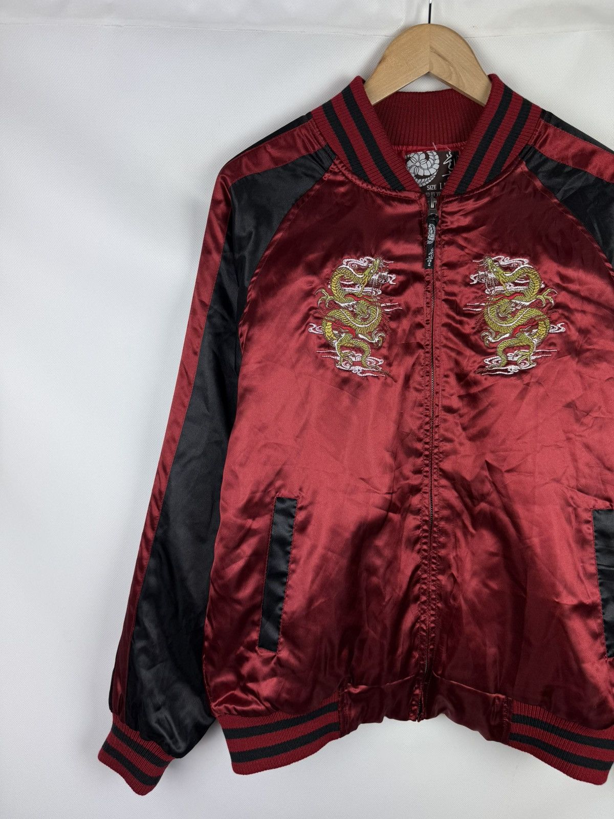 Japanese Brand YDU Co Men’s Japanese Embroidered Bomber Jacket Size L Size US L / EU 52-54 / 3 - 2 Thumbnail