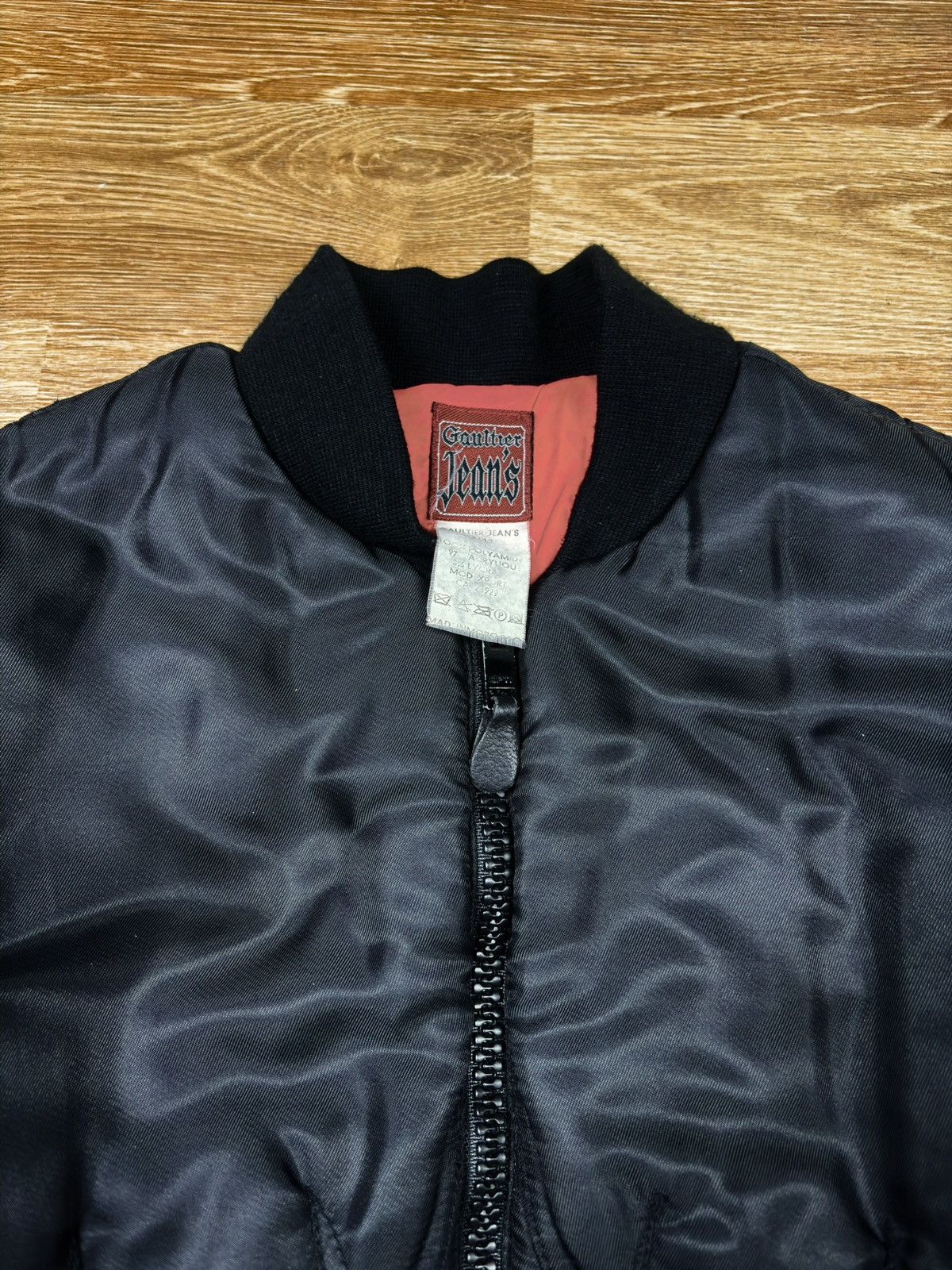 Jean Paul Gaultier × Vintage Jean Paul Gaultier 6-pack Muscle Bomber Jacket Size US XS / EU 42 / 0 - 3 Thumbnail