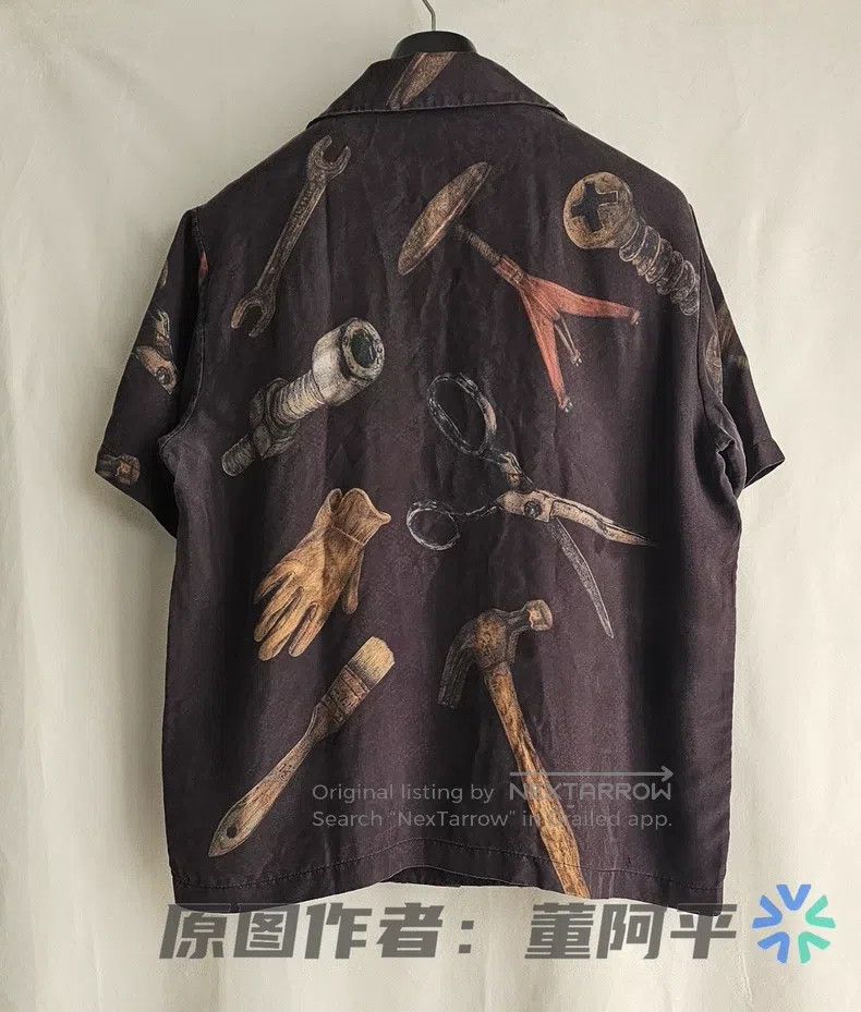 Amiri Amiri Silk screen printed short sleeve shirt Size US L / EU 52-54 / 3 - 4 Thumbnail