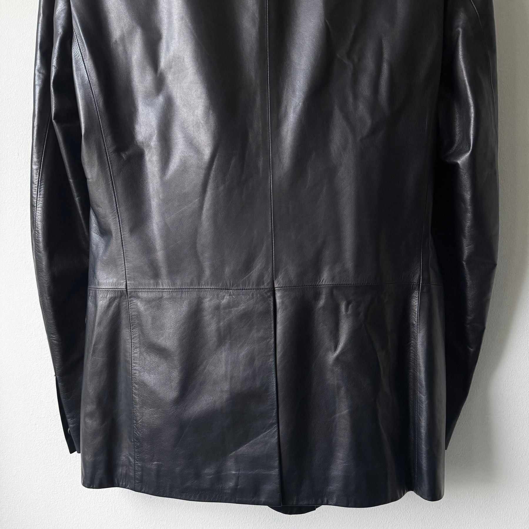 Jil Sander raf simons era lamb leather blazer jacket Size US M / EU 48-50 / 2 - 8 Thumbnail
