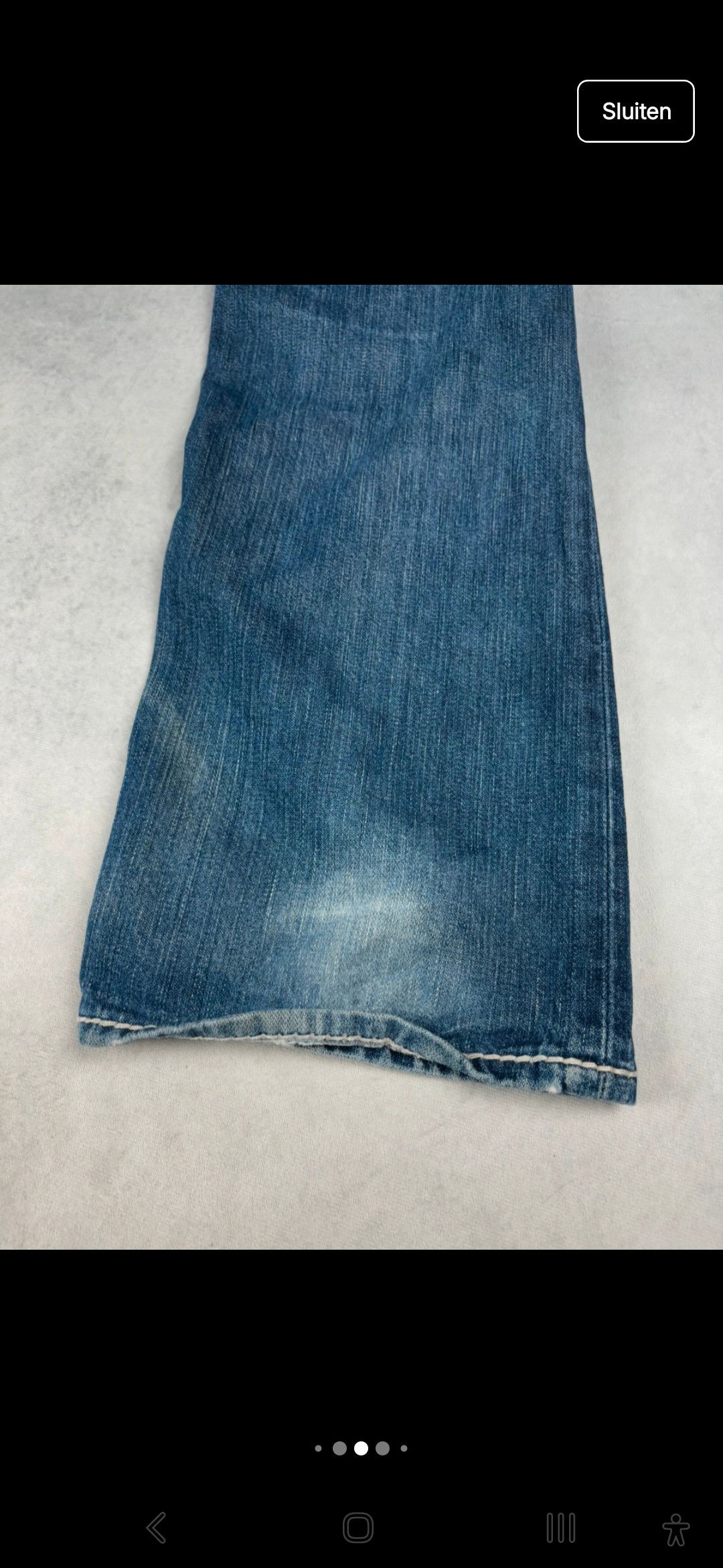 True Religion Rare True religion "made in USA" Ricky Giant Big t Size US 31 - 8 Thumbnail