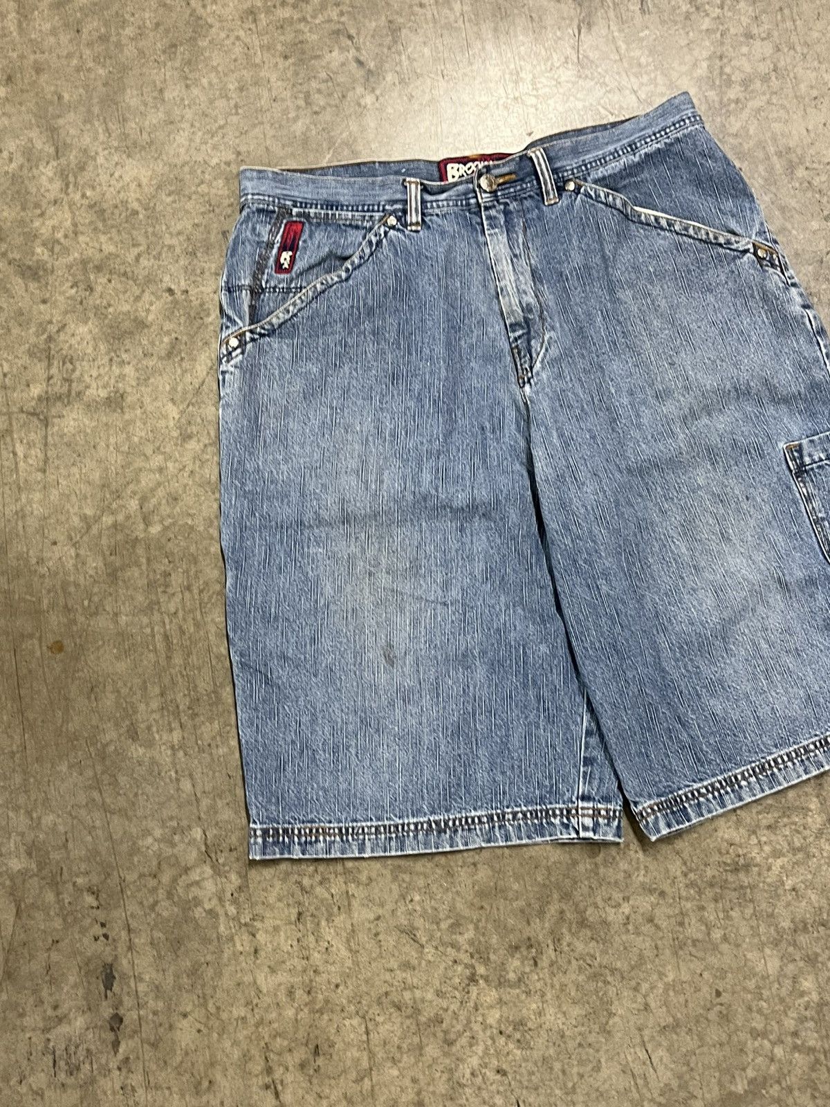 Southpole × Vintage Y2K jorts baggy fit Brooklyn express carpenter cargo skater Size US 34 / EU 50 - 7 Thumbnail