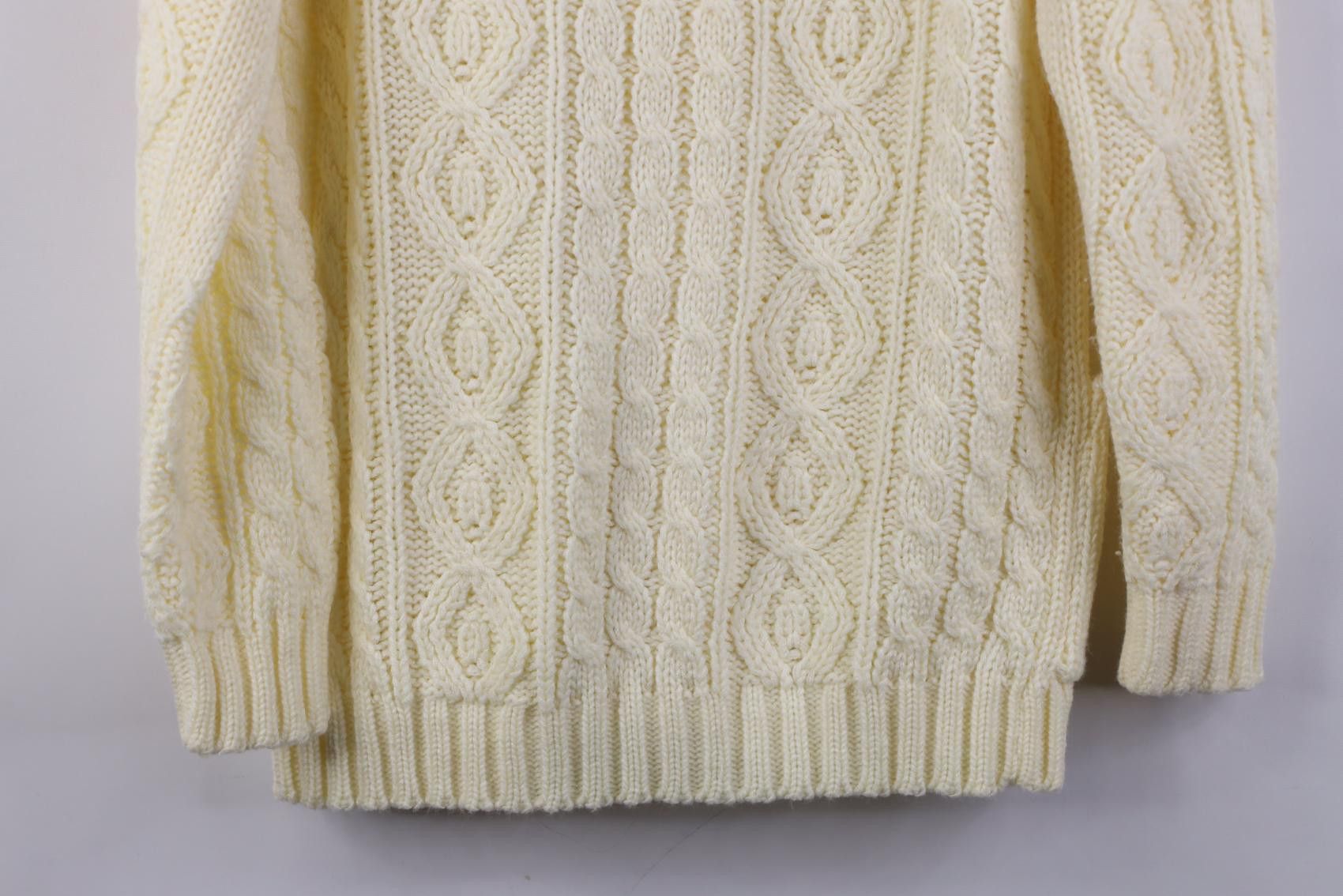 Vintage Vintage 70s Streetwear Fisherman Cable Knit Cardigan Sweater Size S / US 4 / IT 40 - 10 Thumbnail