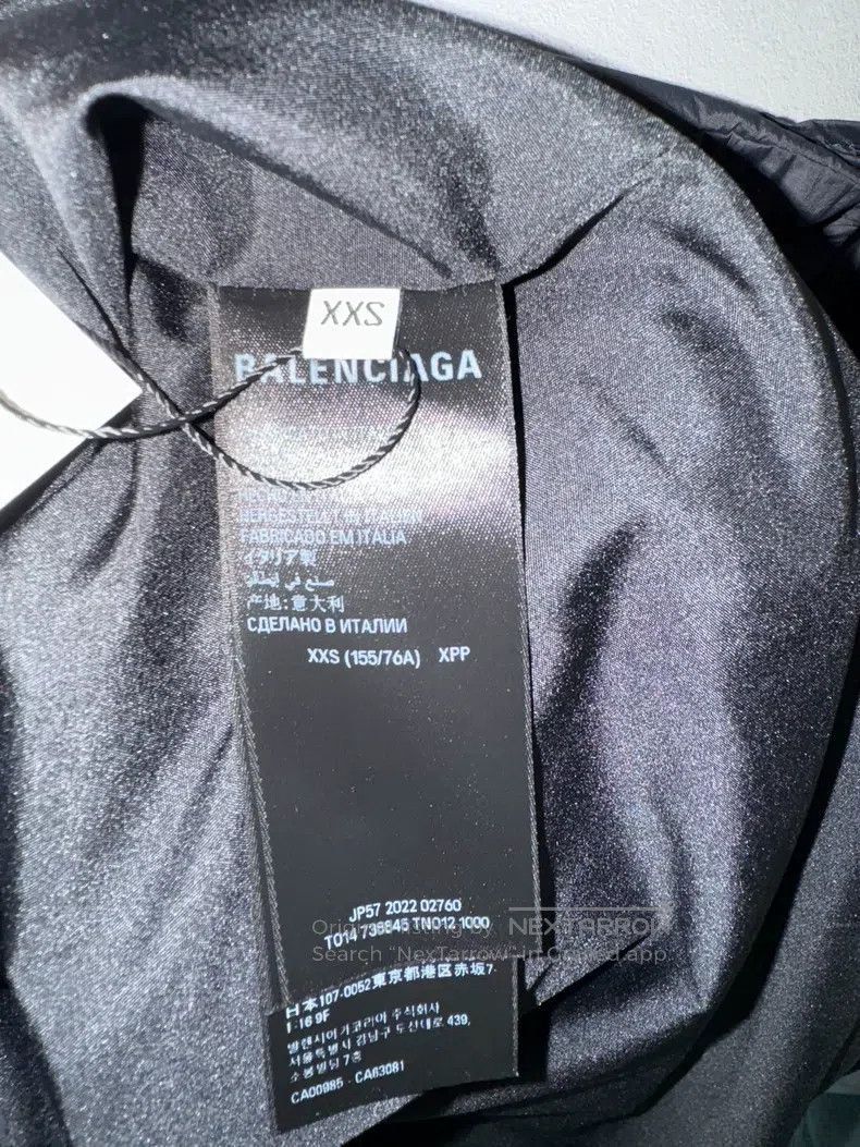 Balenciaga Balenciaga Large silhouette sleeves removable windbreaker Size US XXS / EU 40 - 5 Thumbnail