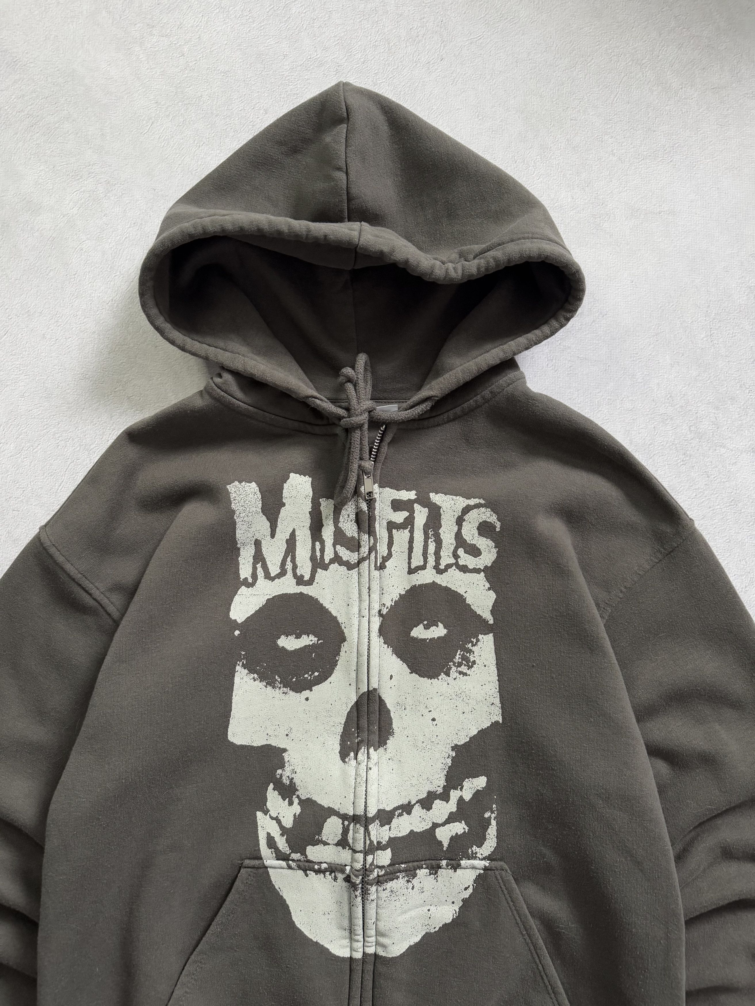 Misfits Misfits Washed Zip Up Hoodie Boxy Size US XS / EU 42 / 0 - 4 Thumbnail