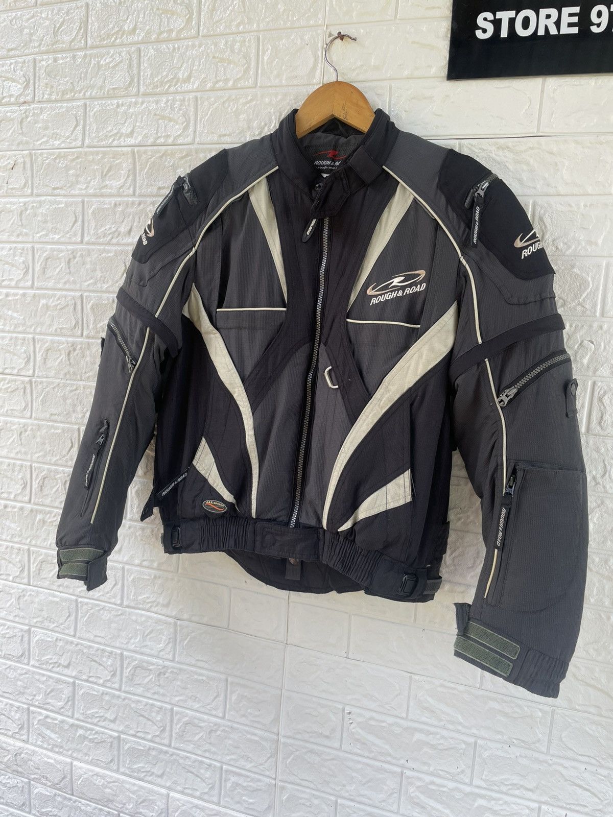Japanese Brand × Vintage Vintage Rough&Road Motorcycle Jacket Size US M / EU 48-50 / 2 - 4 Thumbnail
