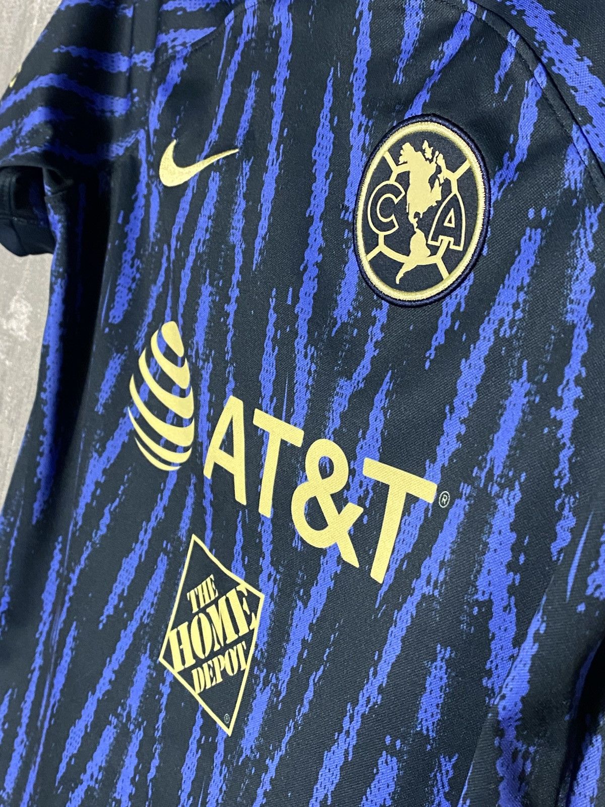 Nike 2022/23 Club America Nike Woman Soccer Jersey Kit Size L / US 10 / IT 46 - 2 Thumbnail