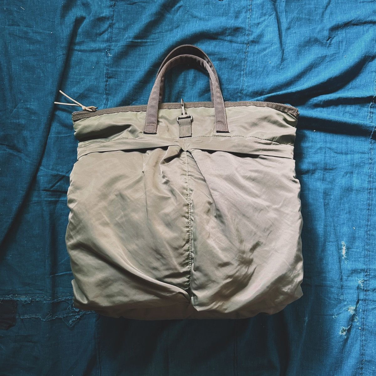 image of Visvim Contrary Dept Mavcat Bag in Olive, Men's