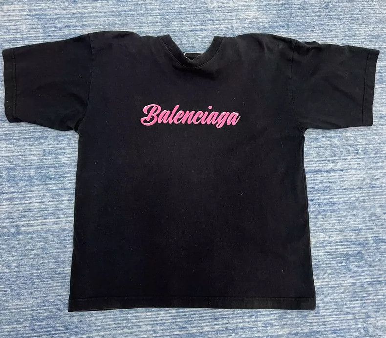 Balenciaga Balenciaga Short-sleeved shirt with printed logo fake coll Size US S / EU 44-46 / 1 - 1 Thumbnail
