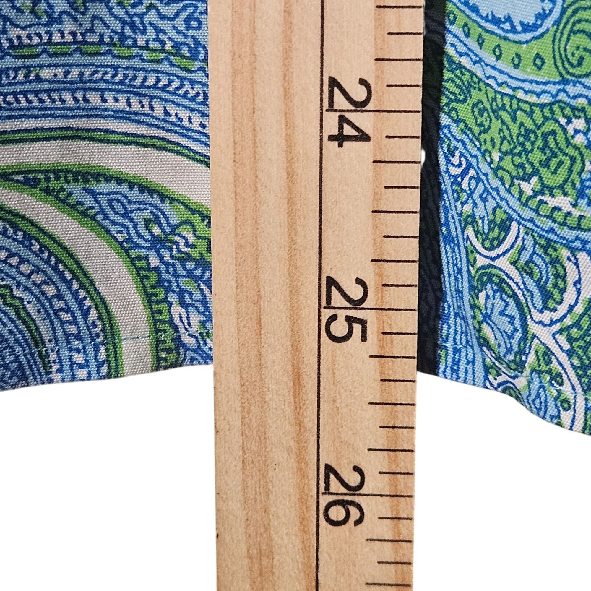 Talbots Talbots Women's Paisley Button Front Shirt Blue/Green 10 Pre Size L / US 10 / IT 46 - 11 Thumbnail