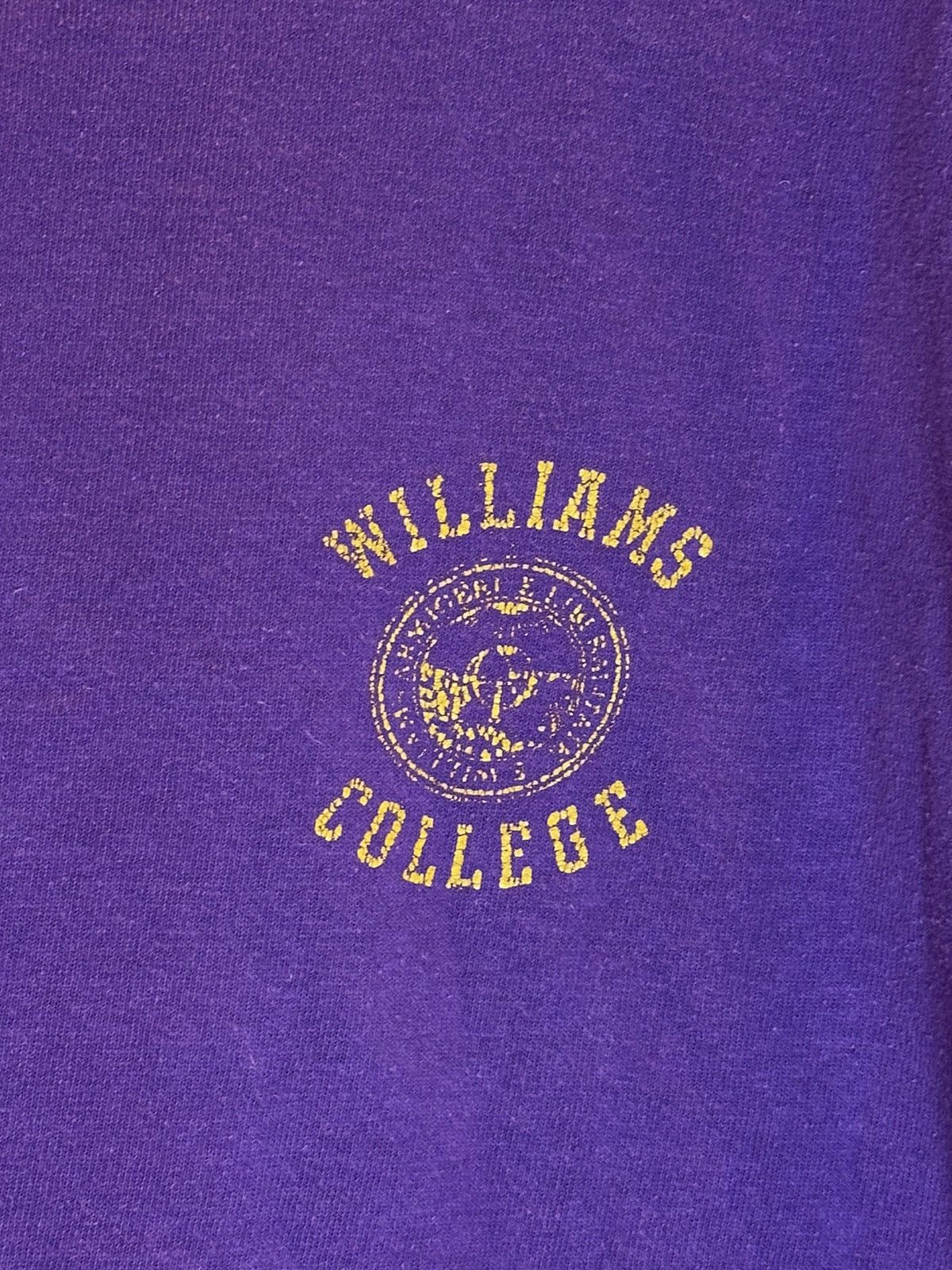 Russell Athletic × Vintage *RARE* Vintage 80s Williams College Single Stitch USA Shirt Size US M / EU 48-50 / 2 - 2 Thumbnail