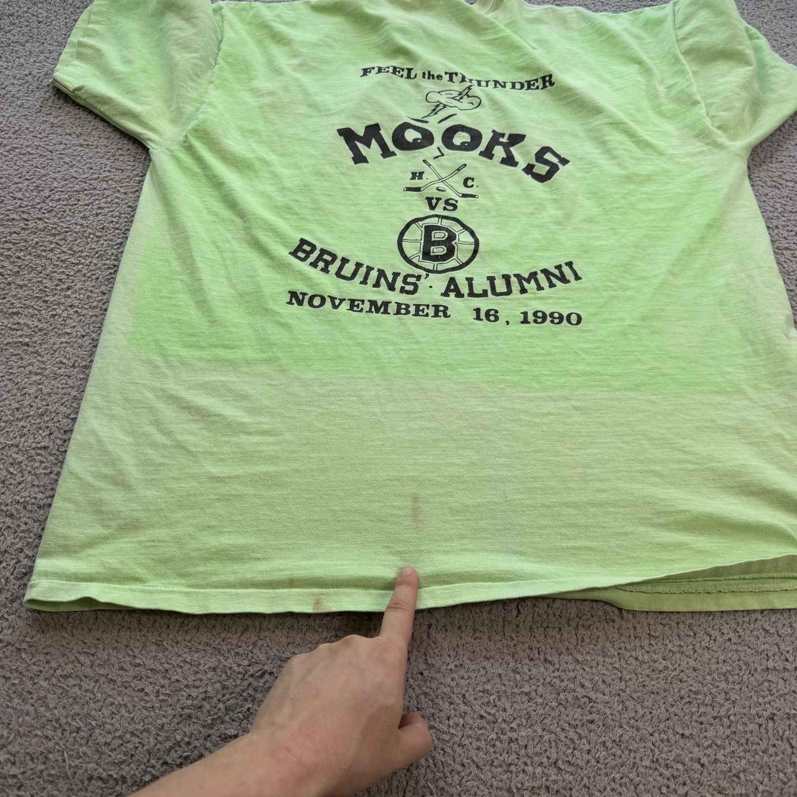 Other Vintage 1990 Budweiser King Of Beers Neon T Shirt Hockey Size US XL / EU 56 / 4 - 7 Thumbnail