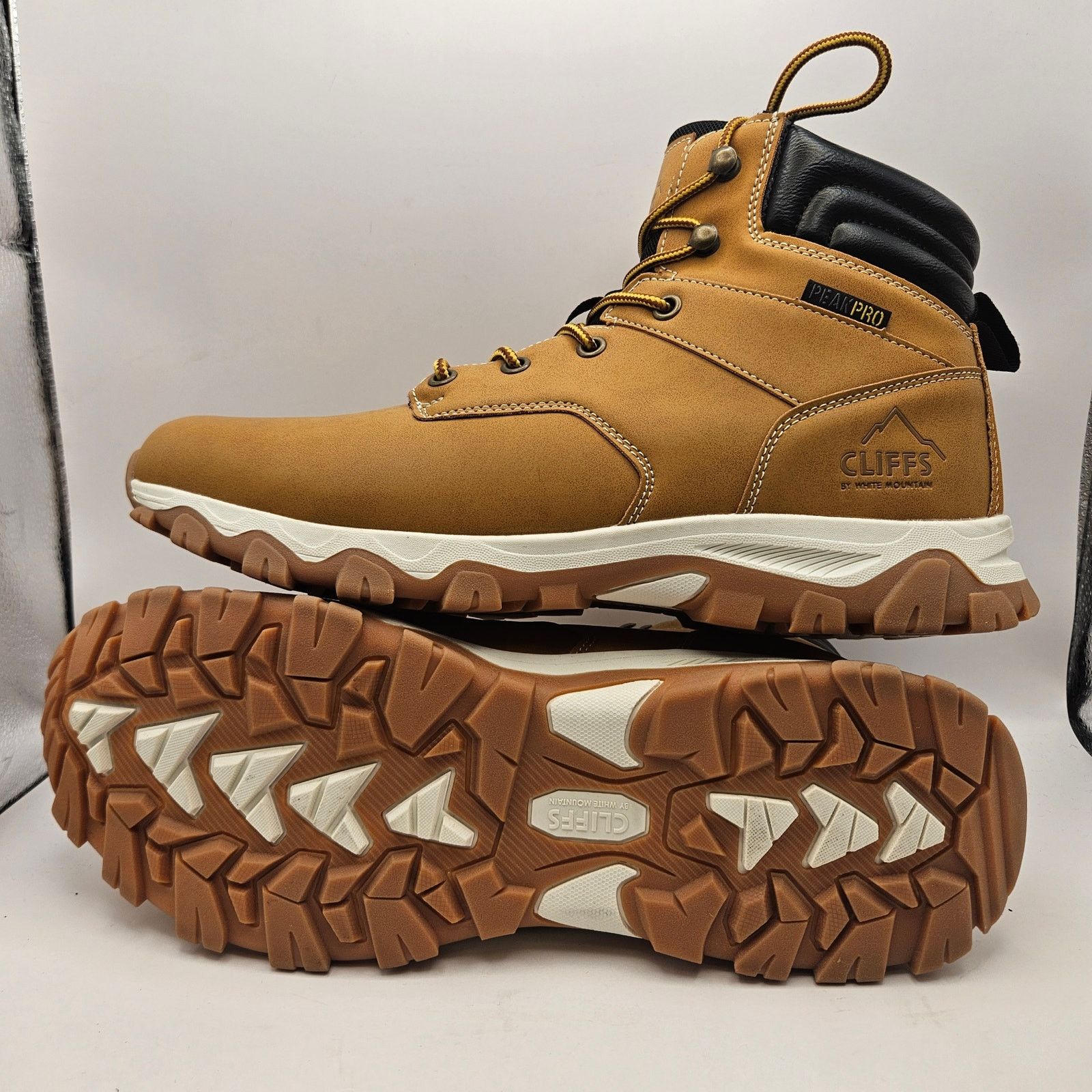 Liffner CLIFFS BY WHITE MOUNTAIN PEAK PRO MEN'S 13 BROWN HIKING BOOT Size US 13 / EU 46 - 5 Thumbnail