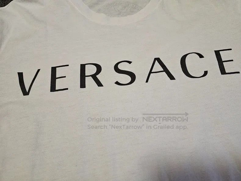 Versace Versace White Short Sleeve T. Size US L / EU 52-54 / 3 - 2 Thumbnail