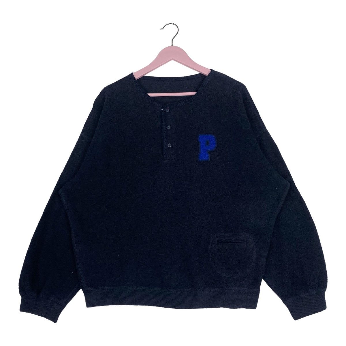 Designer × Vintage Deosty Waxed Sweatshirt Pull Over Jumper Size US XL / EU 56 / 4 - 1 Thumbnail