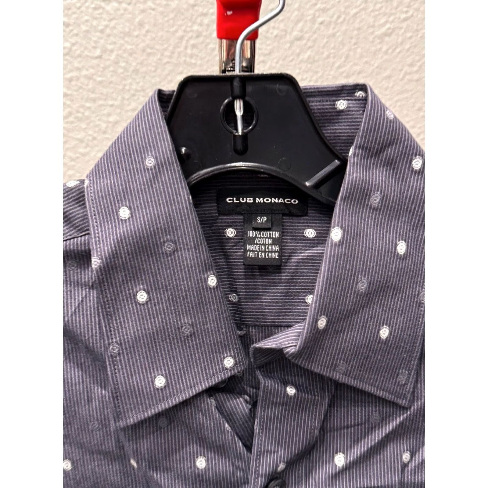 Club Monaco Club Monaco Club LONG SLEEVE SHIRT Small S Sharp Men Mens Size US S / EU 44-46 / 1 - 6 Thumbnail