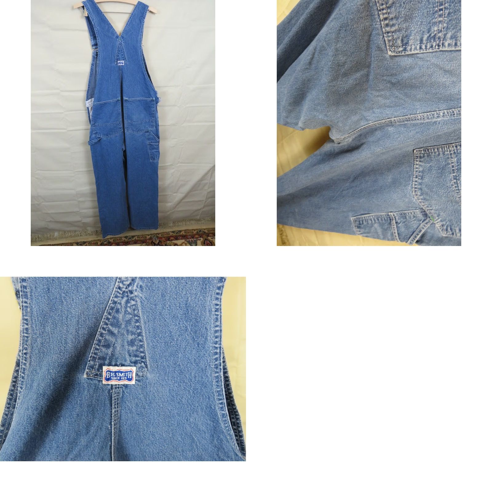 Vintage VINTAGE Big Smith Bib Overalls Shirt? Size US 38 / EU 54 - 8 Thumbnail