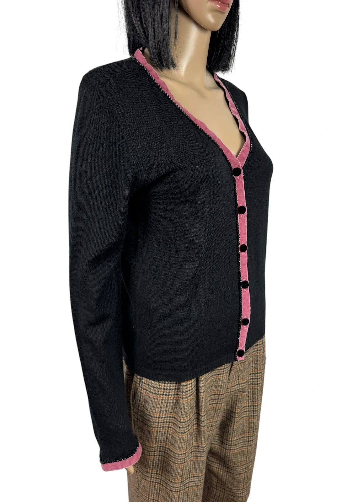 Blumarine Blumarine Wool Cardigan size I48 D42 Size L / US 10 / IT 46 - 4 Thumbnail