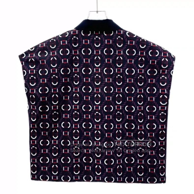 Hermes Hermes Color-Blocked Pig Nose All-Over Printed Collar Cott Size XS / US 0-2 / IT 36-38 - 2 Thumbnail
