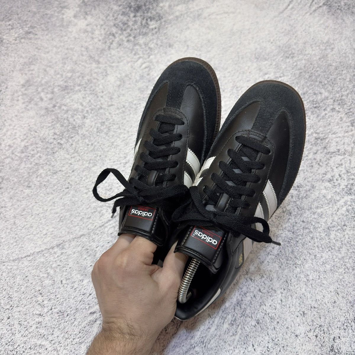 Adidas × Designer Adidas Samba Black Leather US7 UK6.5 EU40 JP25 Size US 7 / EU 40 - 9 Thumbnail
